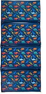 Wildkin Kids Vinyl Nap Mat for Boys & Girls, Measures 44 X 19 X 1 Inches Rest Mat for Kids, Ideal for Daycare & Preschool, Perfect for Classroom, Home & Travel Nap Mats, BPA-Free (Jurassic Dinosaurs)