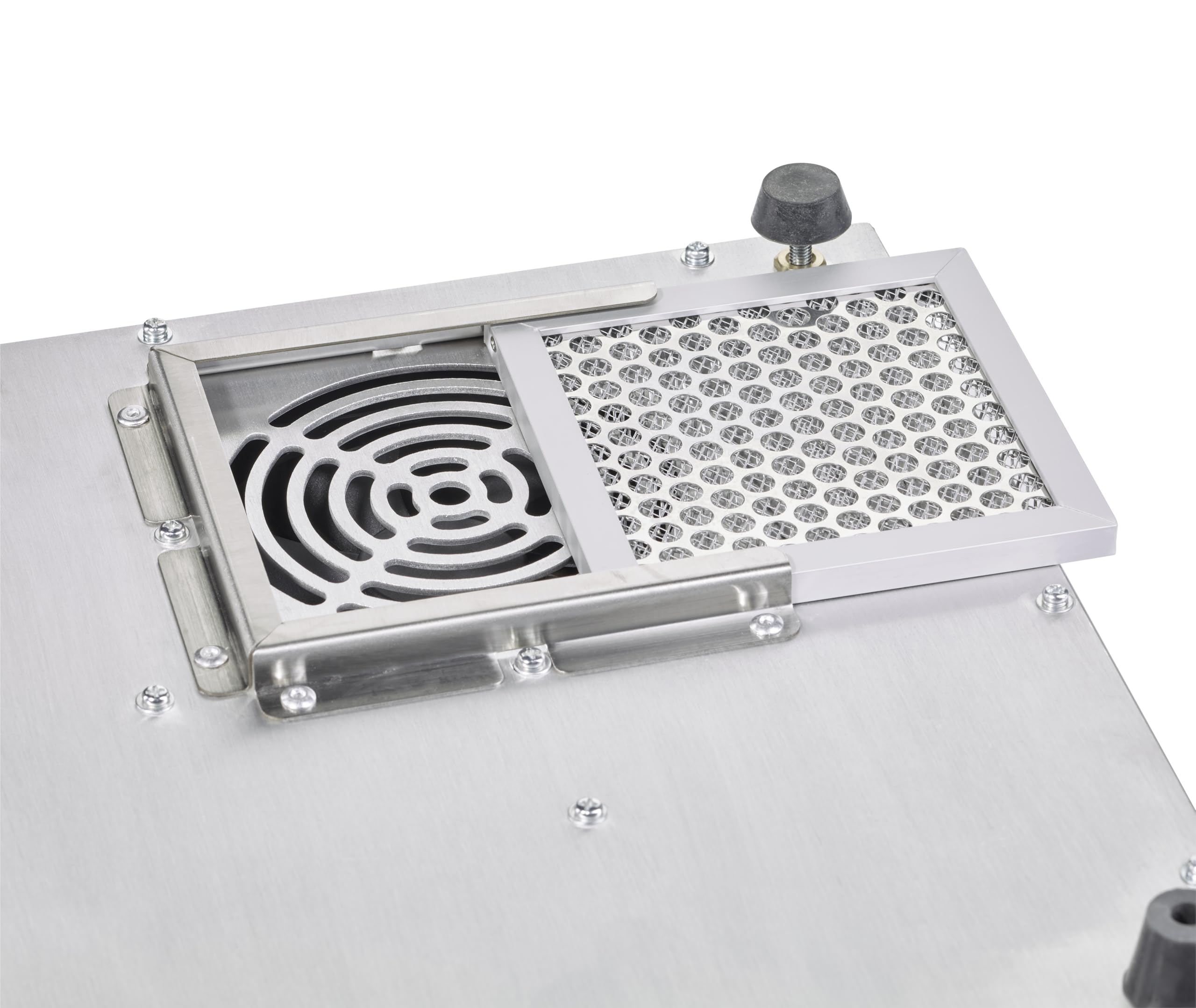 METRO Professional Induktionskochfeld GIC3500, Edelstahl/Glaskeramik, 3500 W, 11 Leistungsstufen, LED-Anzeige, automatische Topferkennung, Überhitzungsschutz, Silberknopf (schwarz)