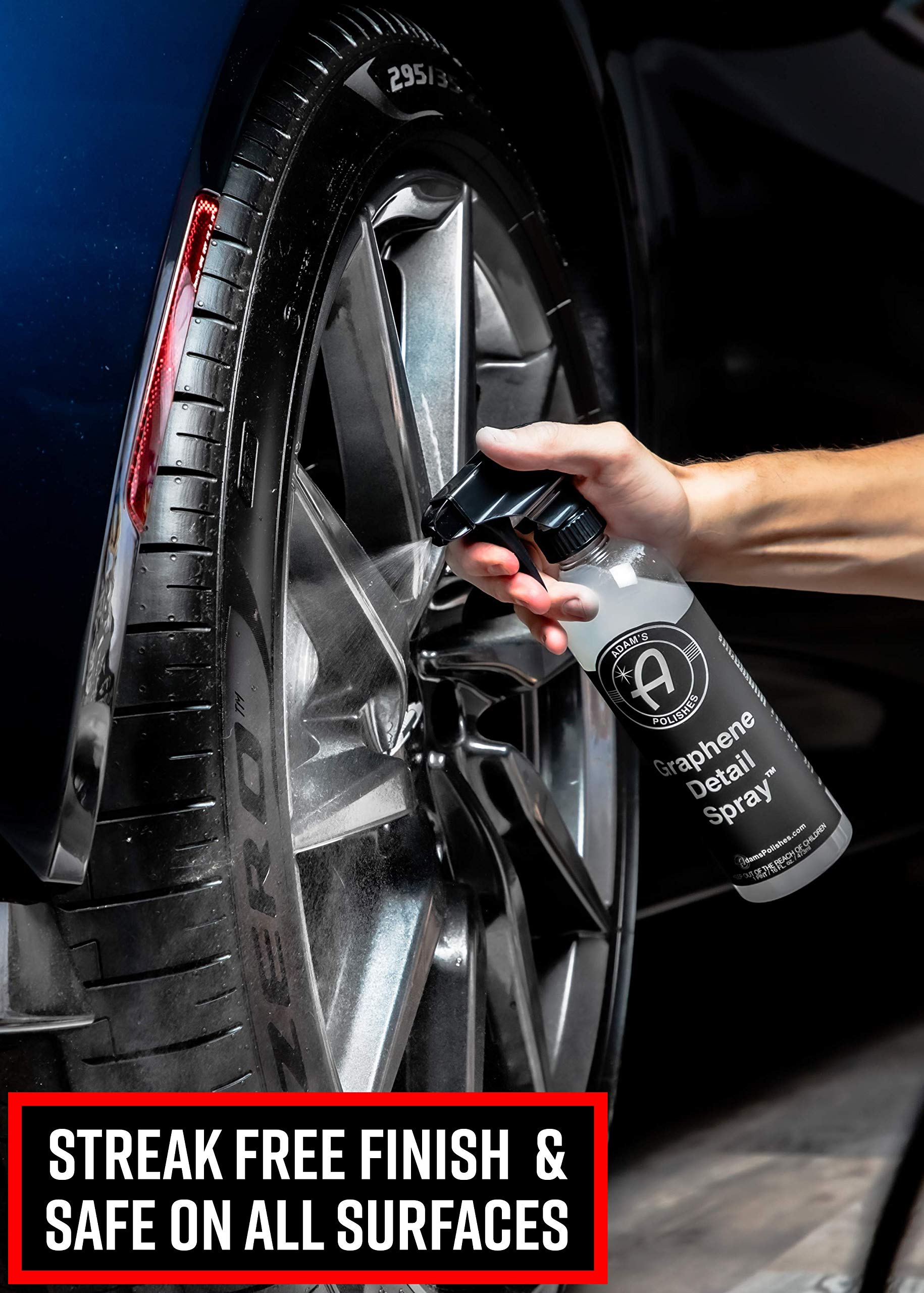 Adam’s Graphene Detail Spray (16 oz) Extend Protection of Waxes
