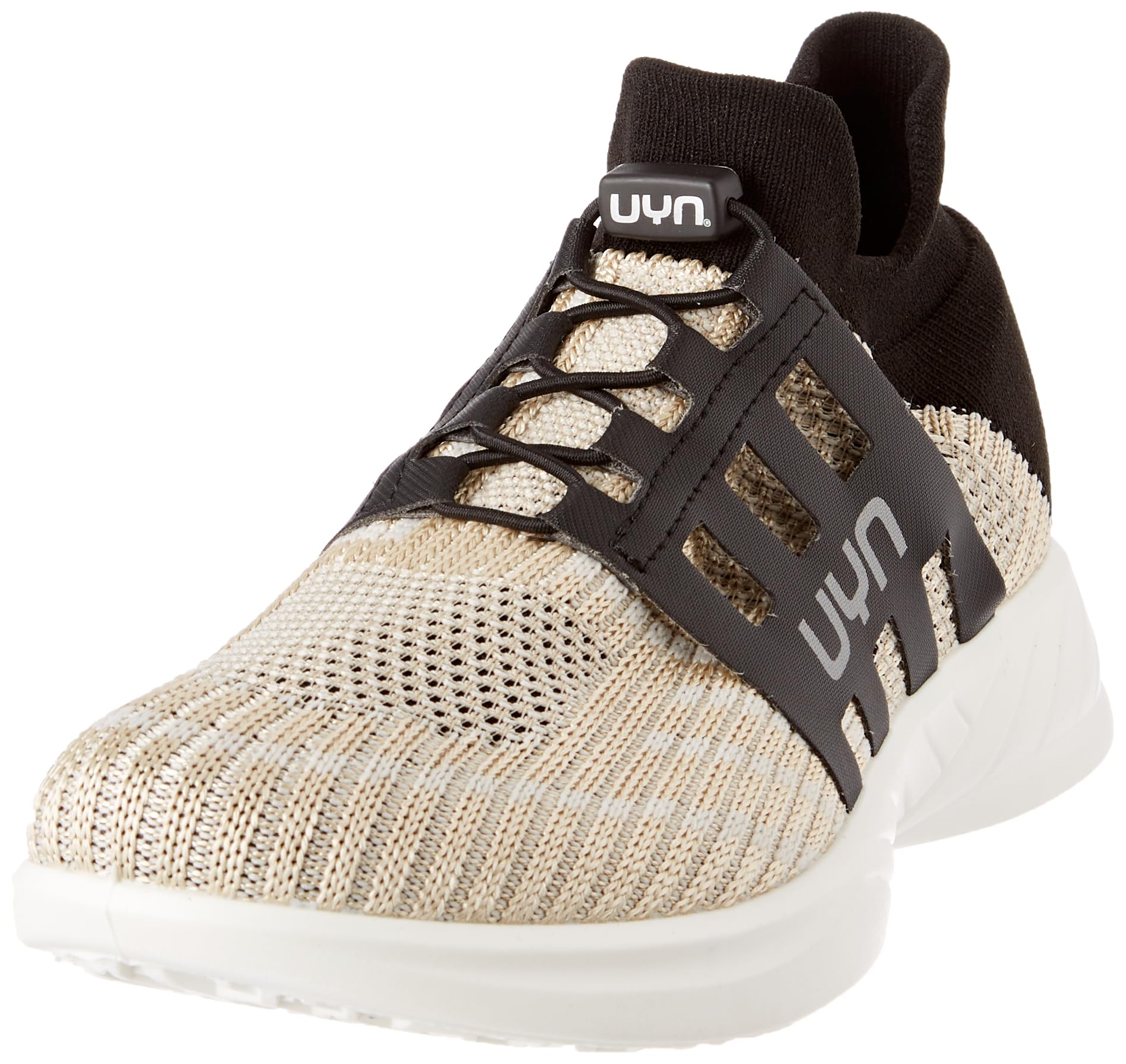 UYN Women's Free Flow Metal Tune Sneaker, Sand, 8 UK