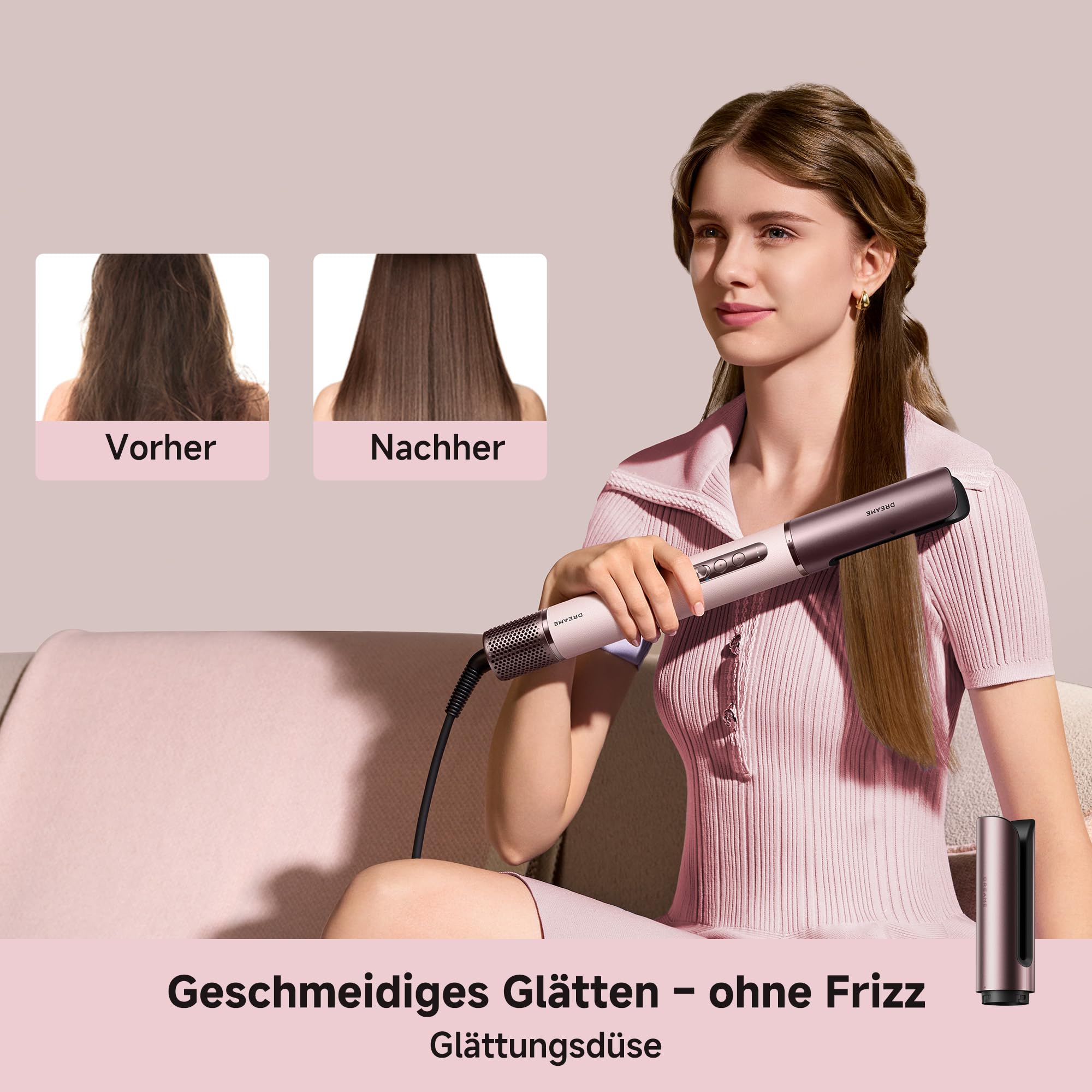 Dreame AirStyle Era 2 Multi-Styler 8-in-1 Airflow Styling Schnelles Trocknen Glätten Locken Volumen Kaltluftfunktion