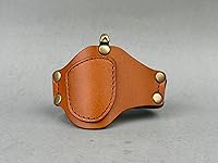 Vista 6 de Motorcycle Shoe Protector – Premium Leather Motorcycle Shifter Cover & Gear Shift Pad to Protect Boots, Sneakers & Riding Shoes