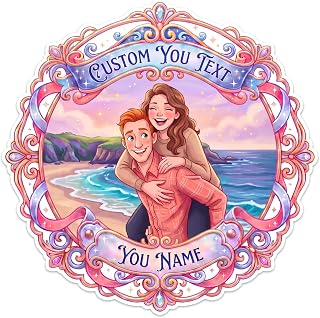 Personalized Cruise Door Decoration Magnet Preppy Custom Couple Name Text Stateroom Decor Cute Cruise Essentials Gifts for Honeymoon Anniversary Carnival Royal