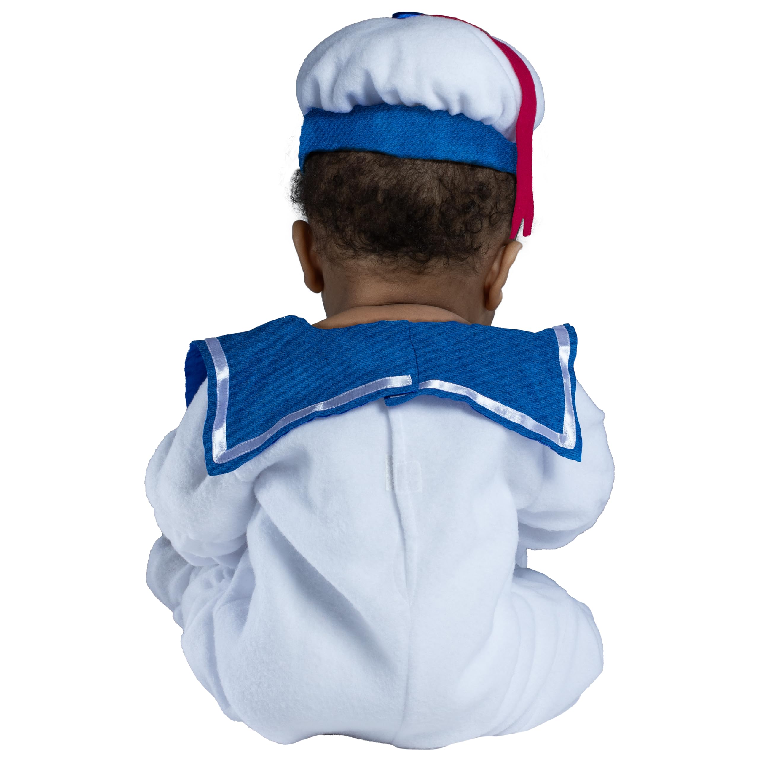 Ghostbusters Stay Puft Marshmallow Man Onesie Costume Size 6-12 Months