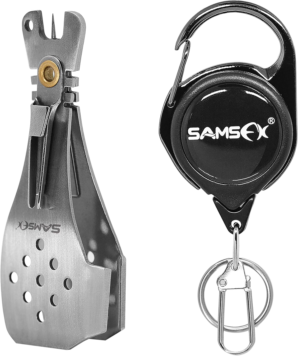 SAMSFX Fishing Knot Tying Tool Quick Knot Tools 5 in 1 Fly Fishing Line