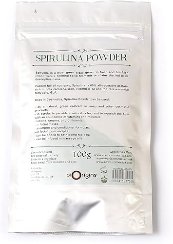 Miniatura 3 de Mystic Moments Espirulina en polvo - 3.53 oz