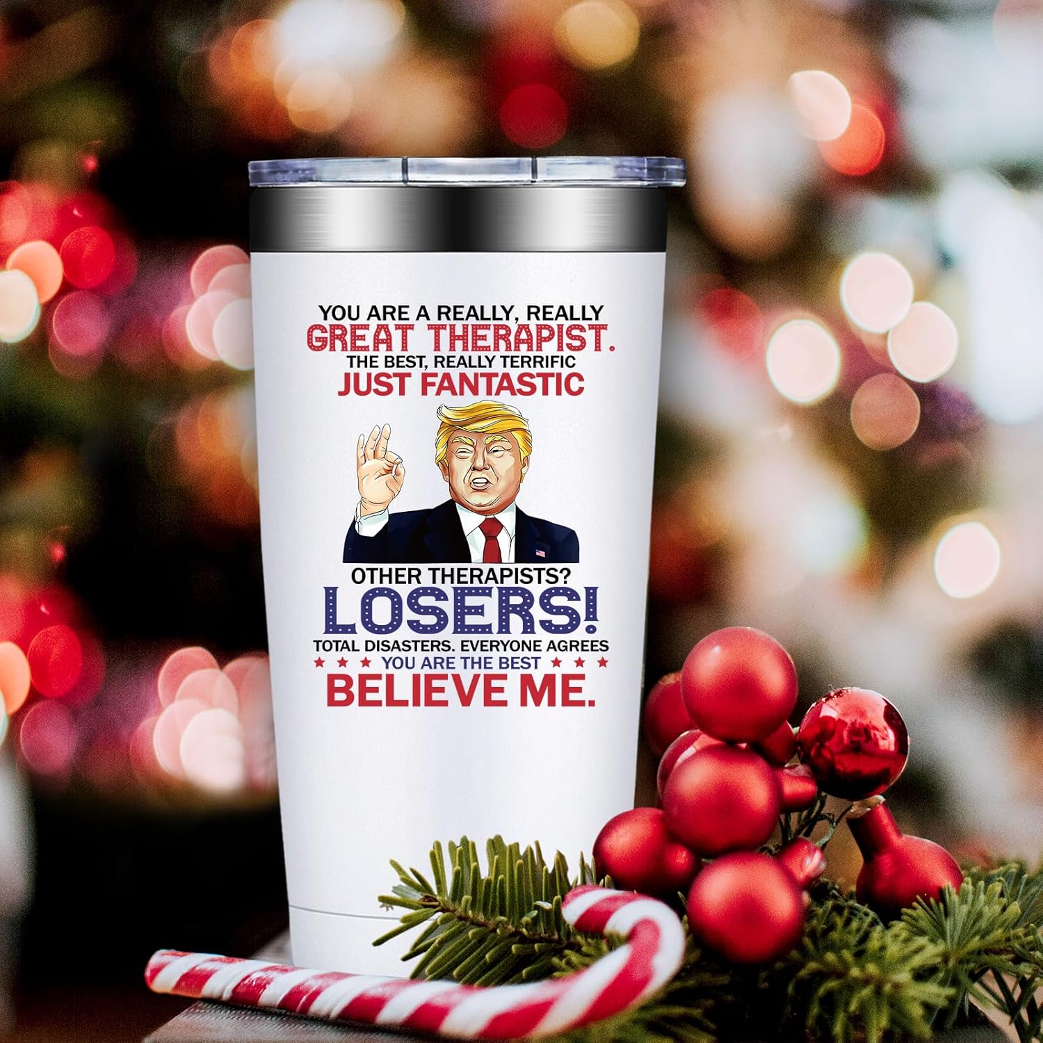 Therapist Gifts - Physical Therapist Gifts for Men - Christmas Gift for Occupational, Respiratory, Massage Therapy - 20oz Tumbler - Image 8