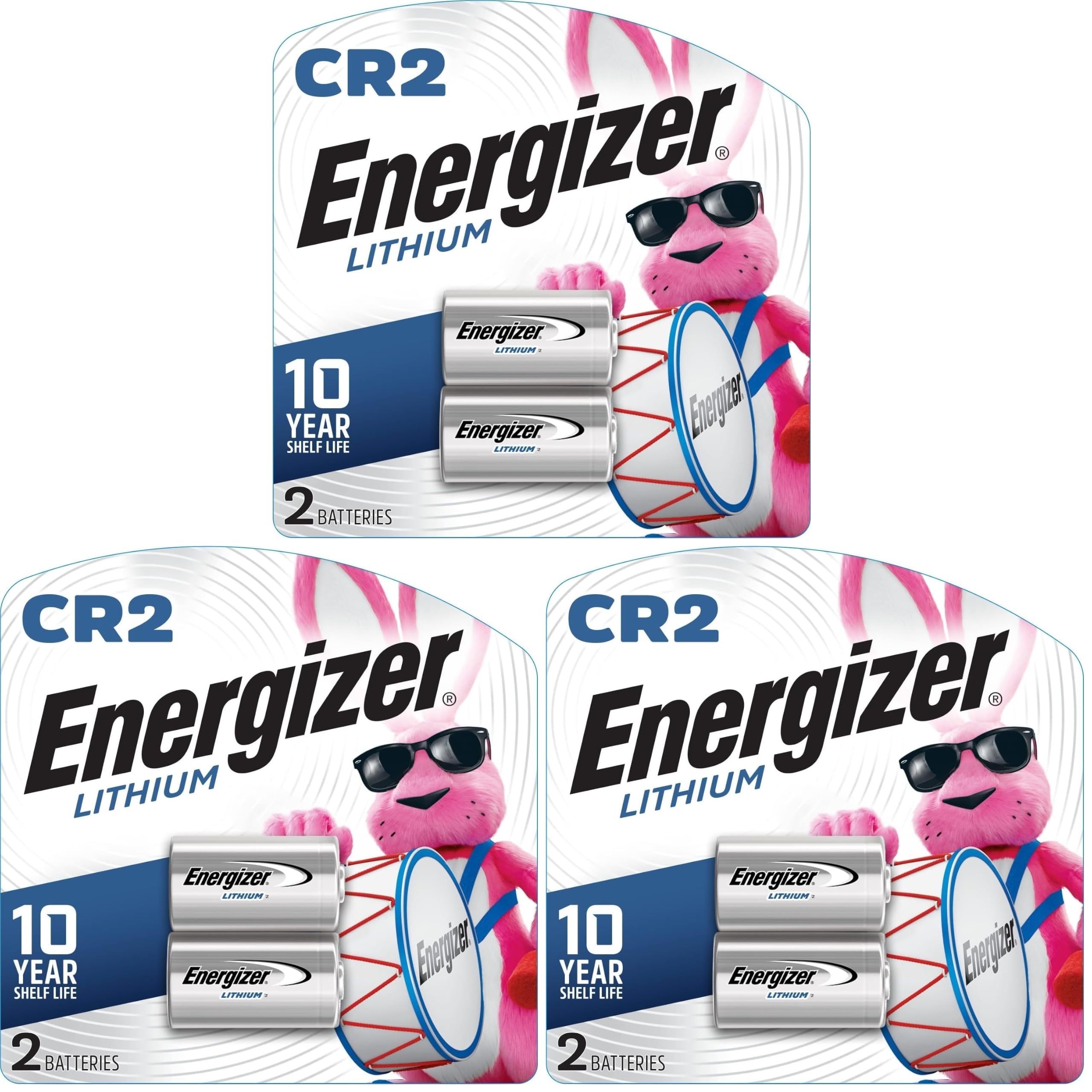 Energizer CR2 Lithium Batteries (6 Pack), 3V Photo Batteries