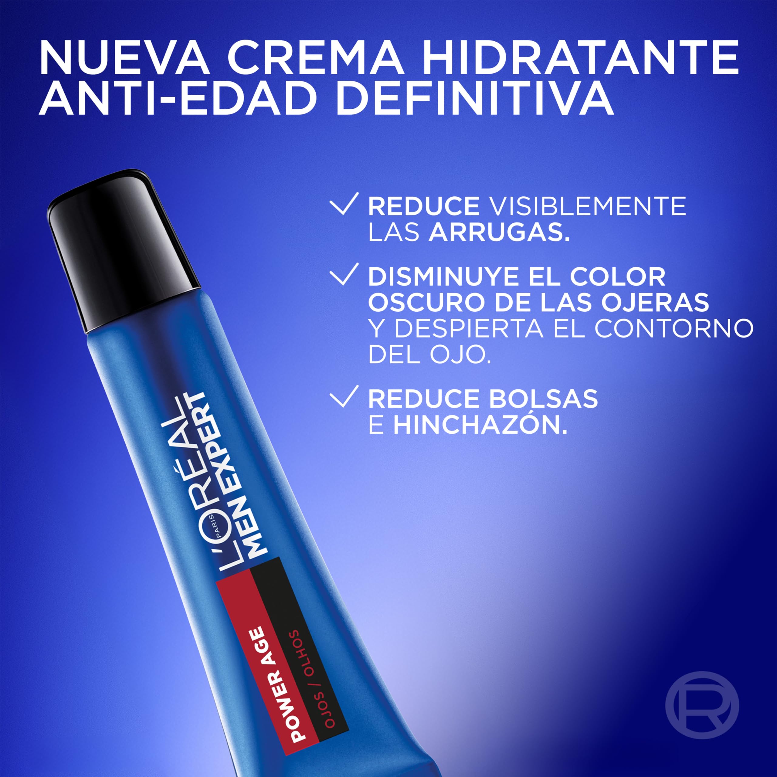 L'Oréal Paris Men Expert Vitalift - Contorno de Ojos Anti-Edad - 15 ml