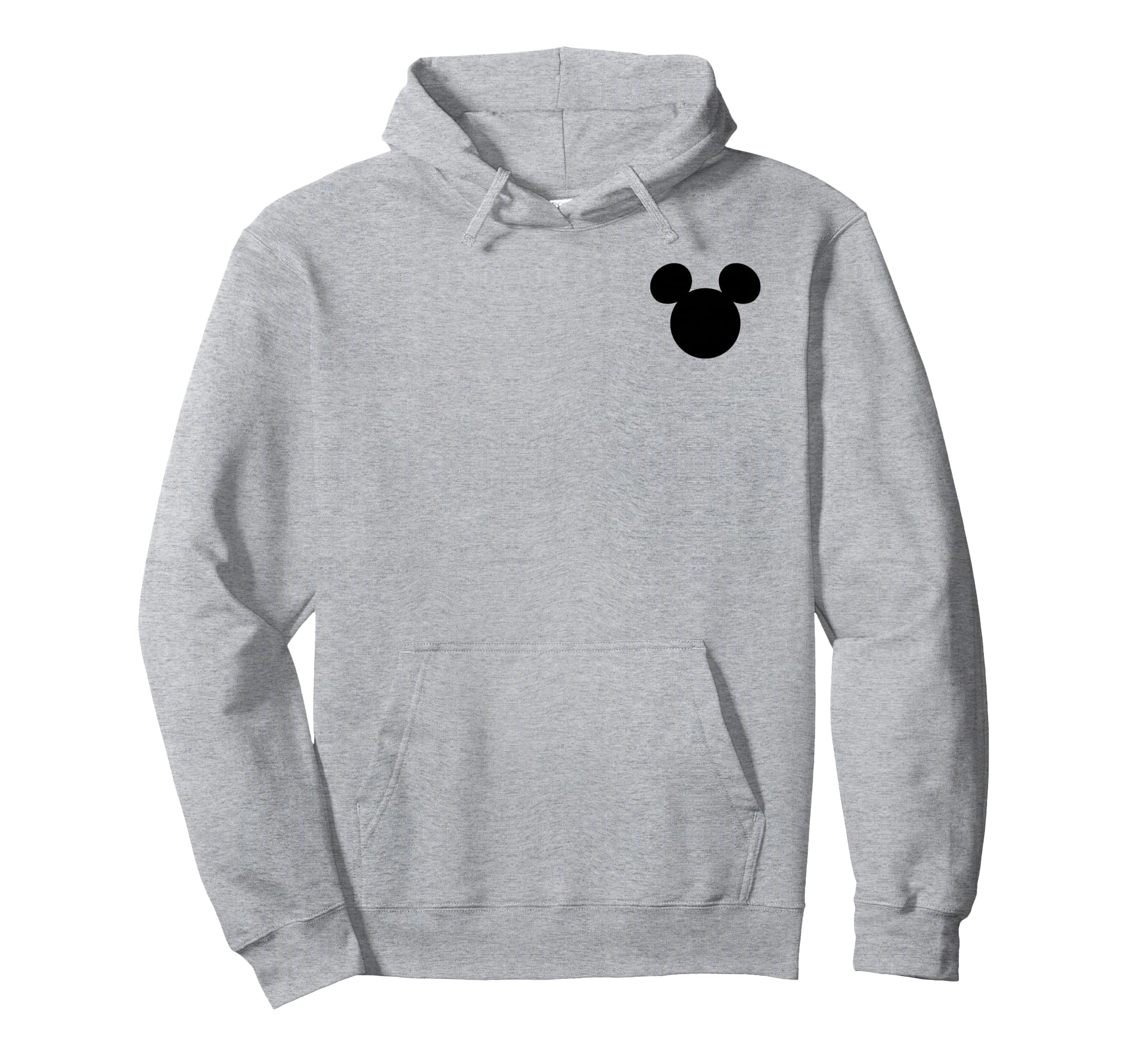 Disney Mickey And Friends Mickey Silhouette Pocket Logo Pullover Hoodie