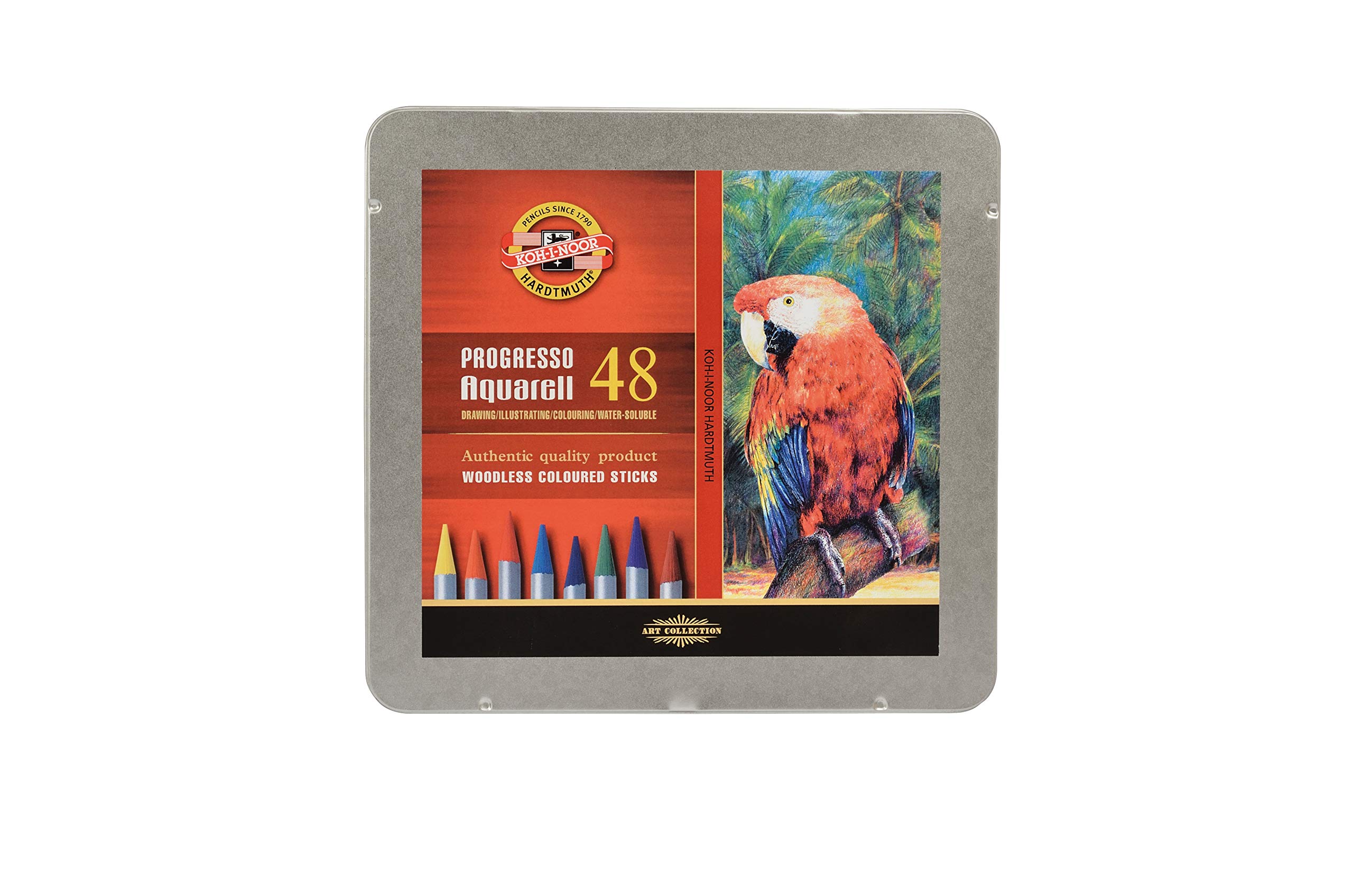 Progresso Woodless Aquarell Coloured Pencils (Set of 48)