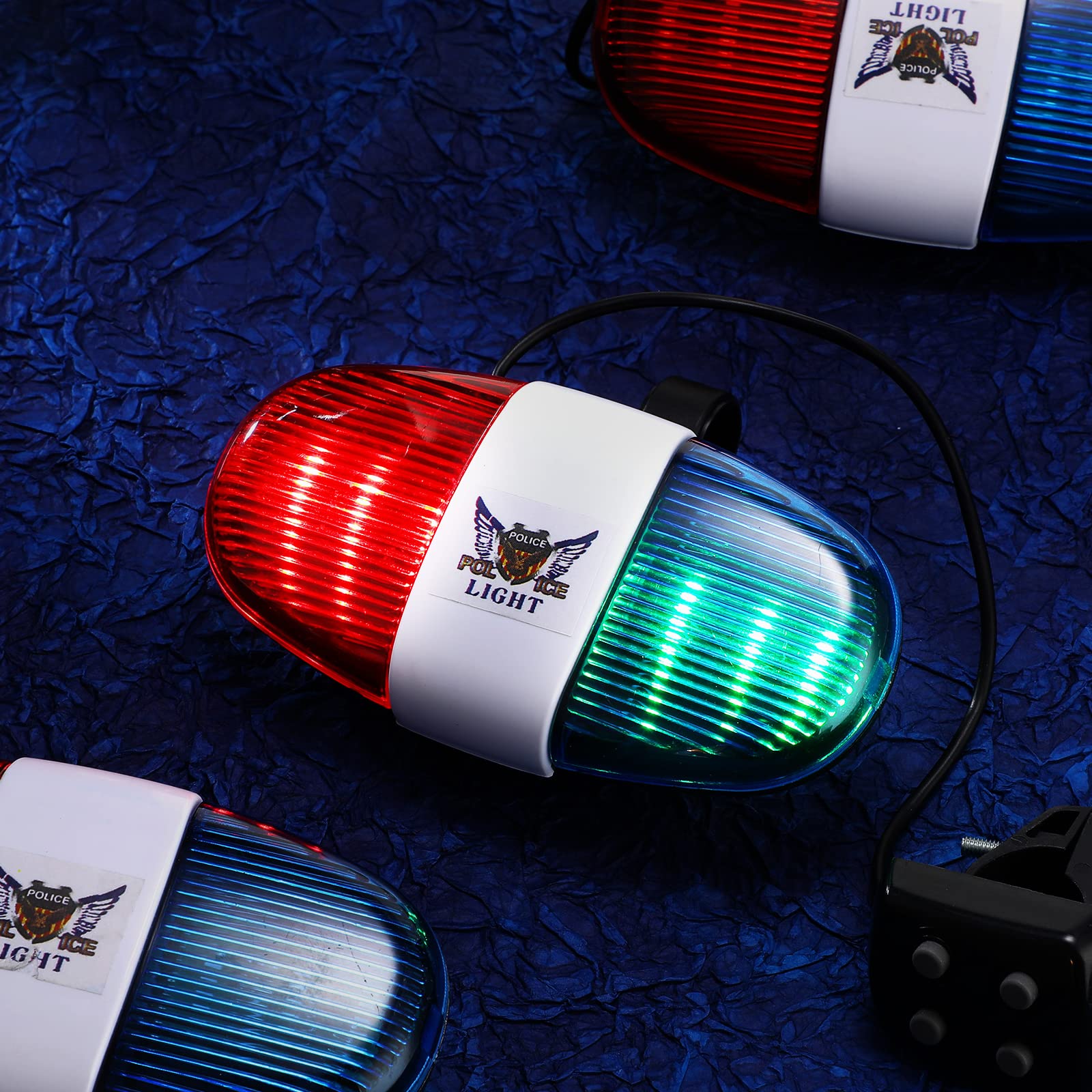 Police Lights Police Bike Siren Sound Bicycle Horn Bike Police