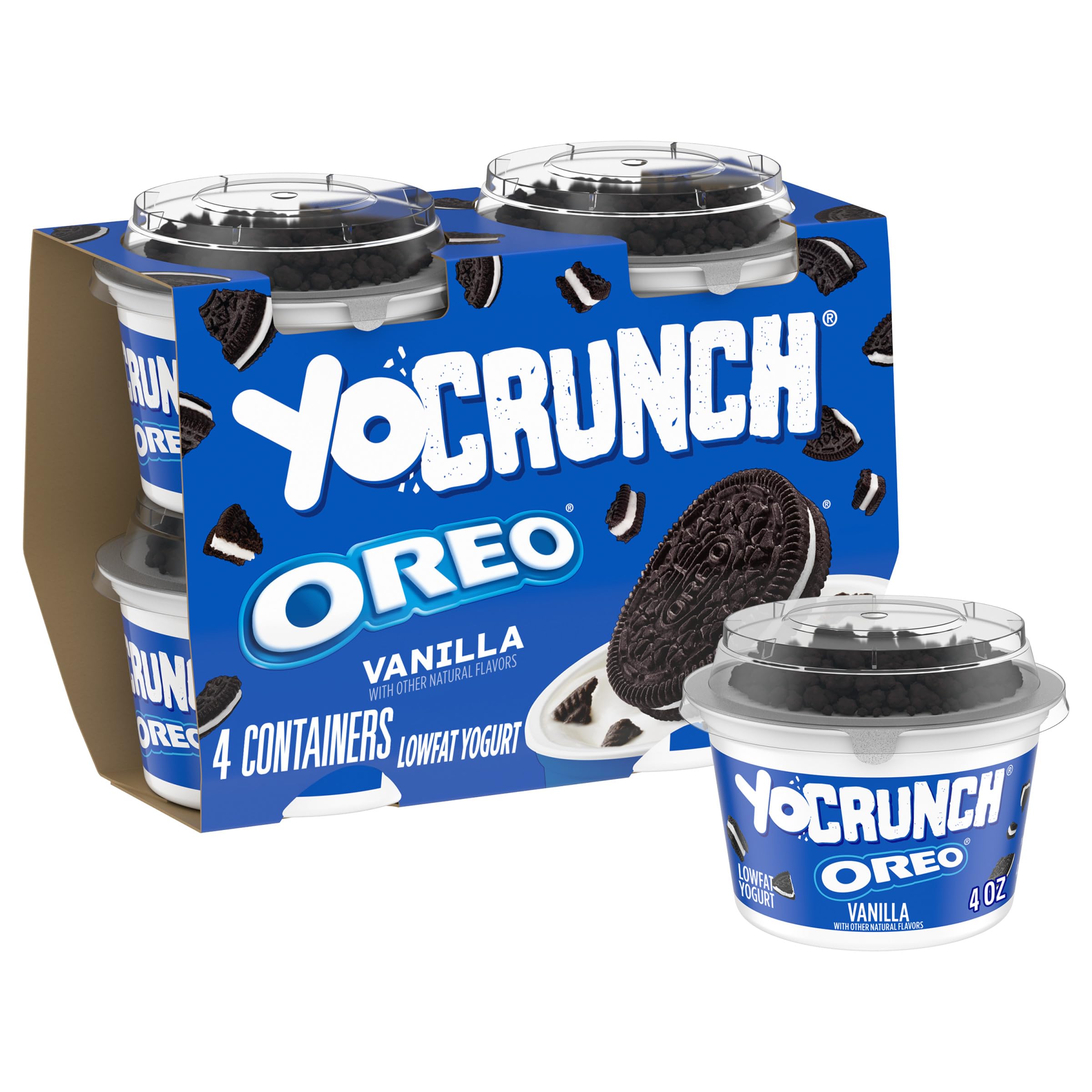 Low Fat Vanilla Yogurt with OREO, 4 oz., 4 Pack