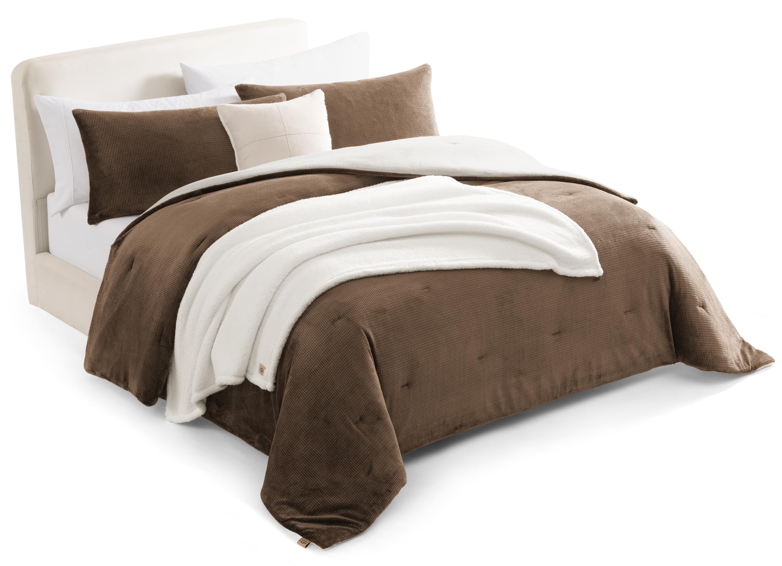 UGG Remina Twin Comforter Set - Navy Blue -16 UGG Remina Twin Comforter Set - Navy Blue -16