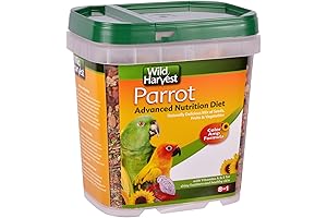 Wild Harvest African Grey Food | Premium Nutrition for African Grey Parrots WH-83542