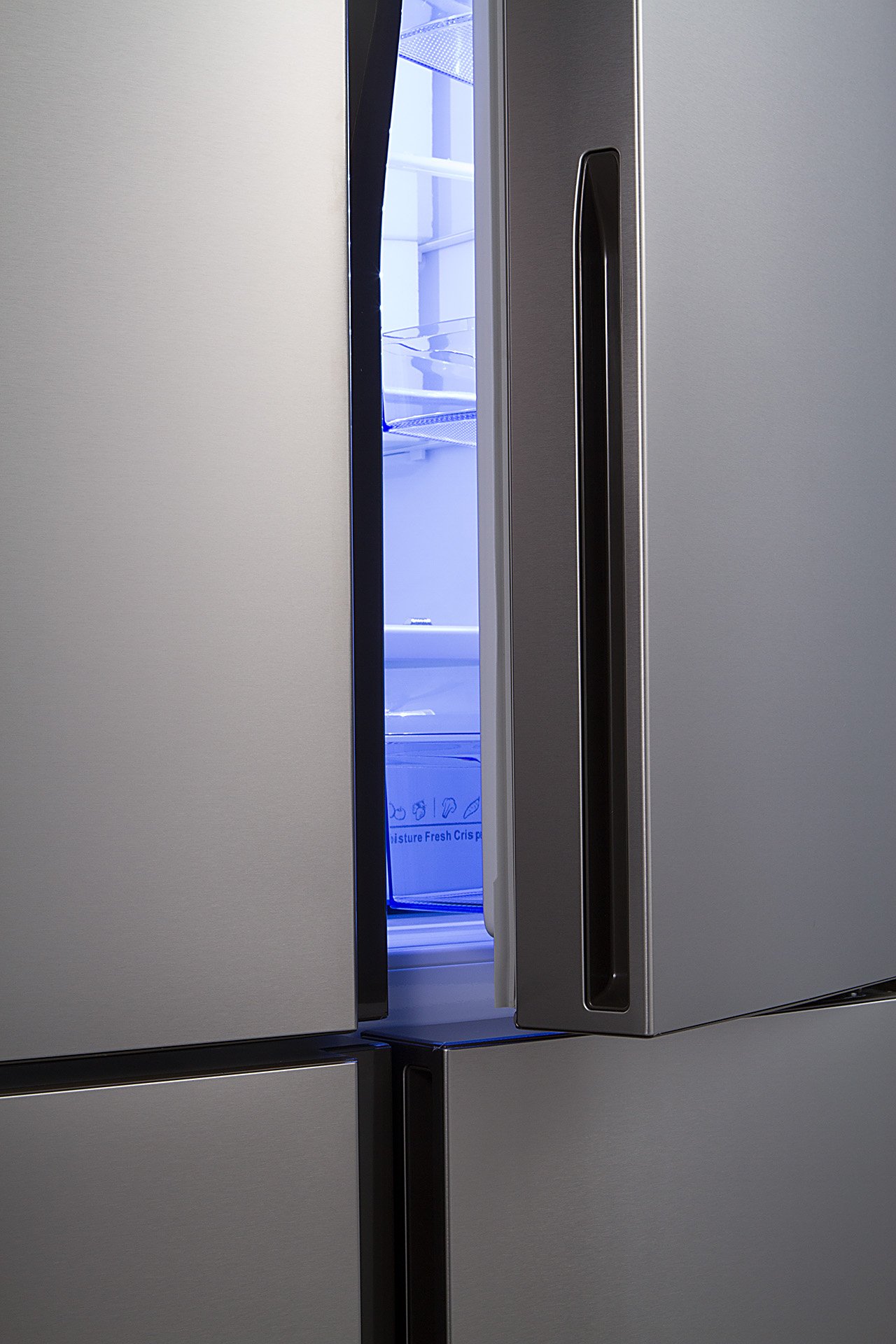 Hisense MKGNF 440 dans le réfrigérateur porte à droite et gauche-réfrigérateurs side-by-side (indépendant porte Acier Inoxydable americana 432 L L 456 SN-ST/T/N)