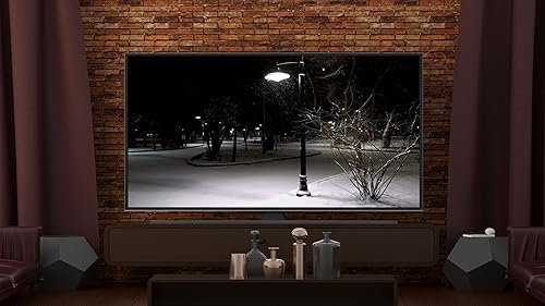 Relaxing queda de neve relaxante Belo que caindo na neve meditação, sono, estudo, brisa calma e floc