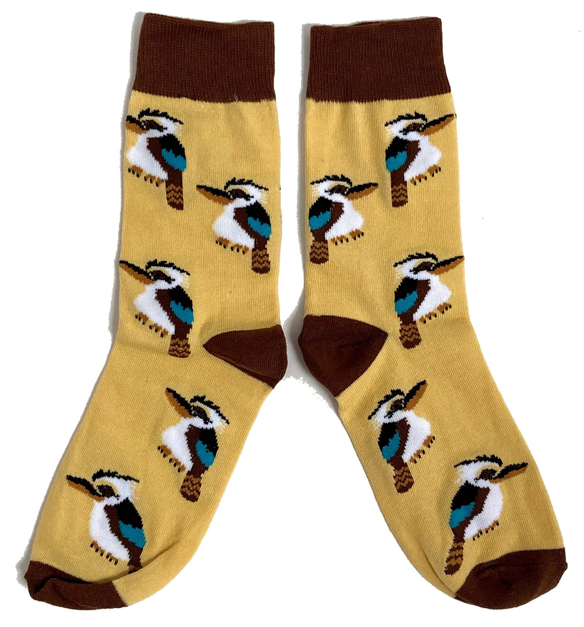 Ladies A Riot Of Kookaburra Birds Socks 4-8 UK / 37-42 Eur / 6-10 US