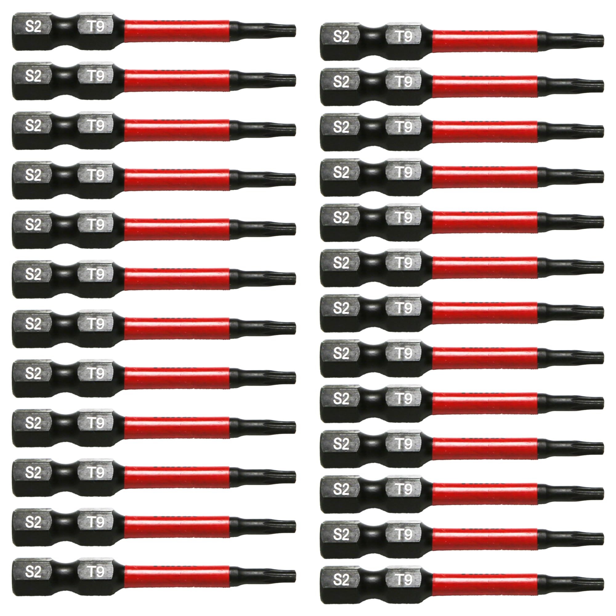 Embouts Torx T9 TMAX haute précision usinés CNC en acier S2 avec boîte de stockage incluse