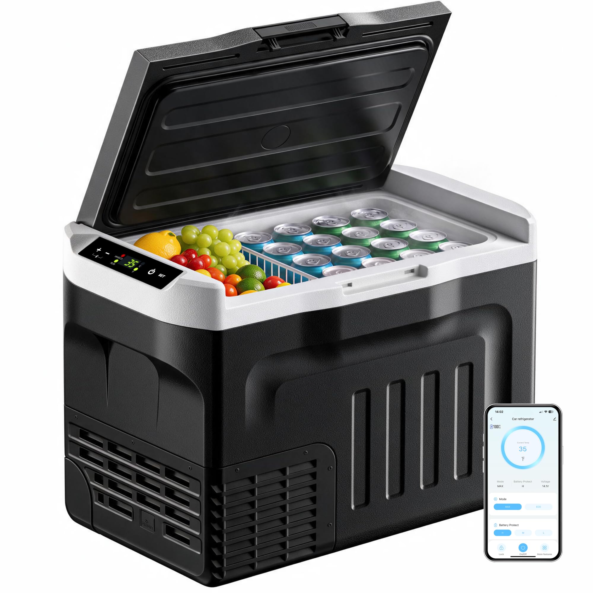 EUHOMY 32QT 12 Volt Refrigerator