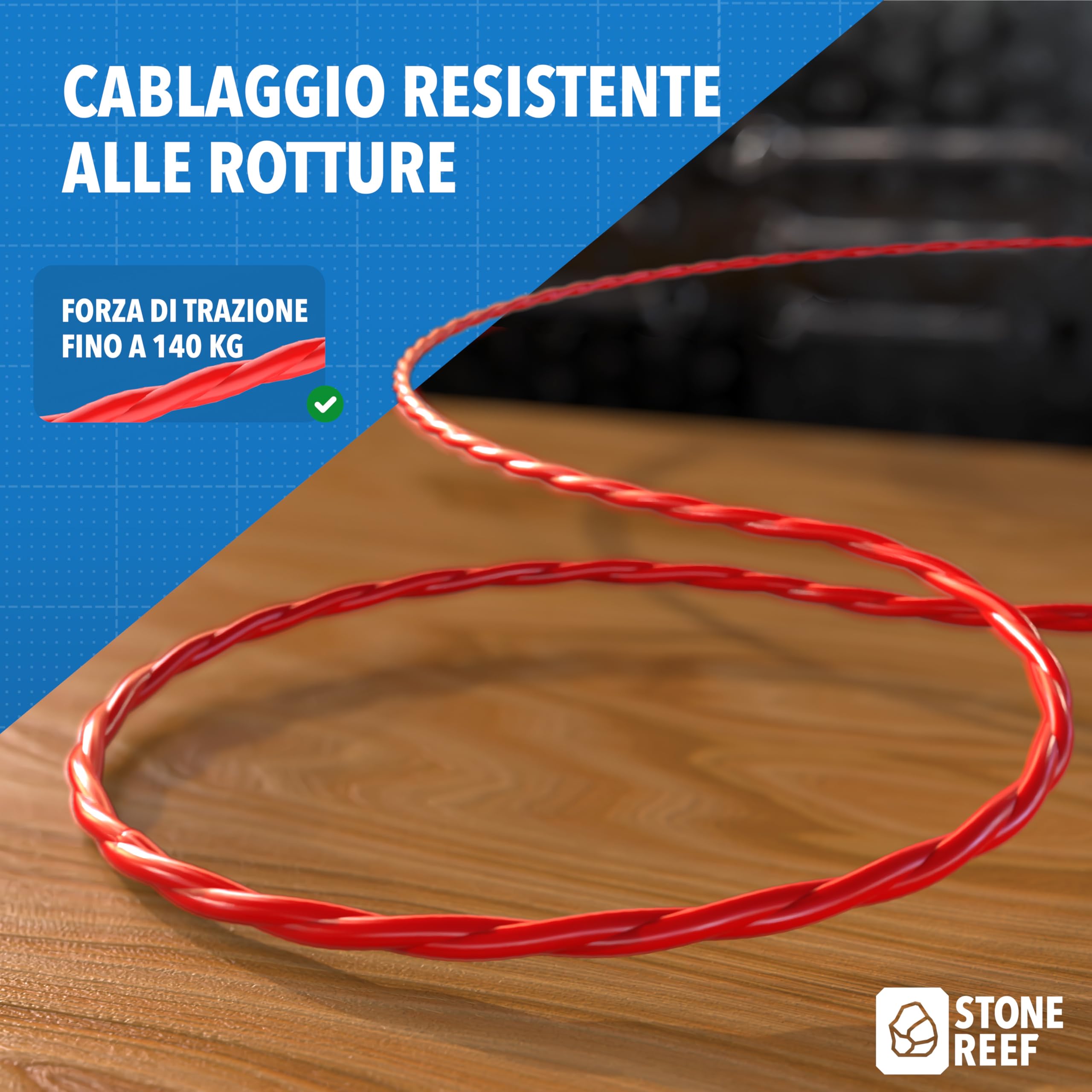 Spirale di ritiro 30 m – Aiuto di ritiro del cavo, spirale con molla di ritorno, aiuto per tubi vuoti, cavo per tubo vuoto, filo di trazione, estrattore per cavi e installazioni elettriche