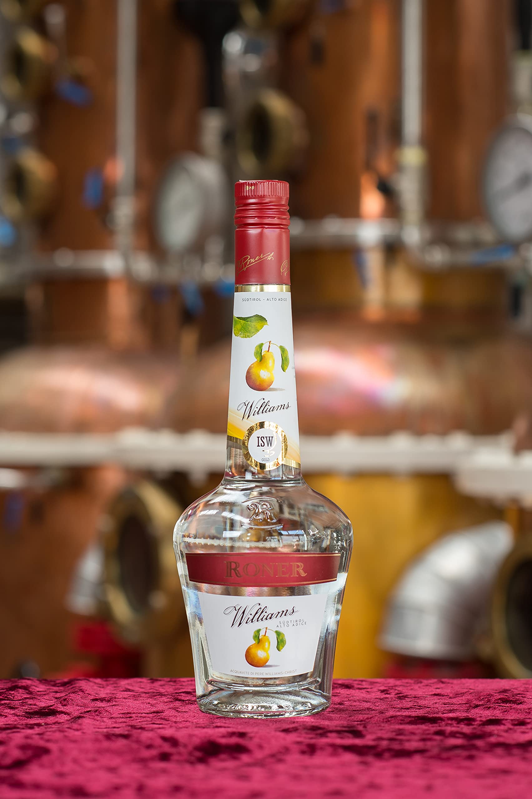Roner Williams (1x 0,7l) - Distillato di Frutta dalla Distilleria Artigianale Alto Adige Südtirol più premiata d'Italia - 700 ml