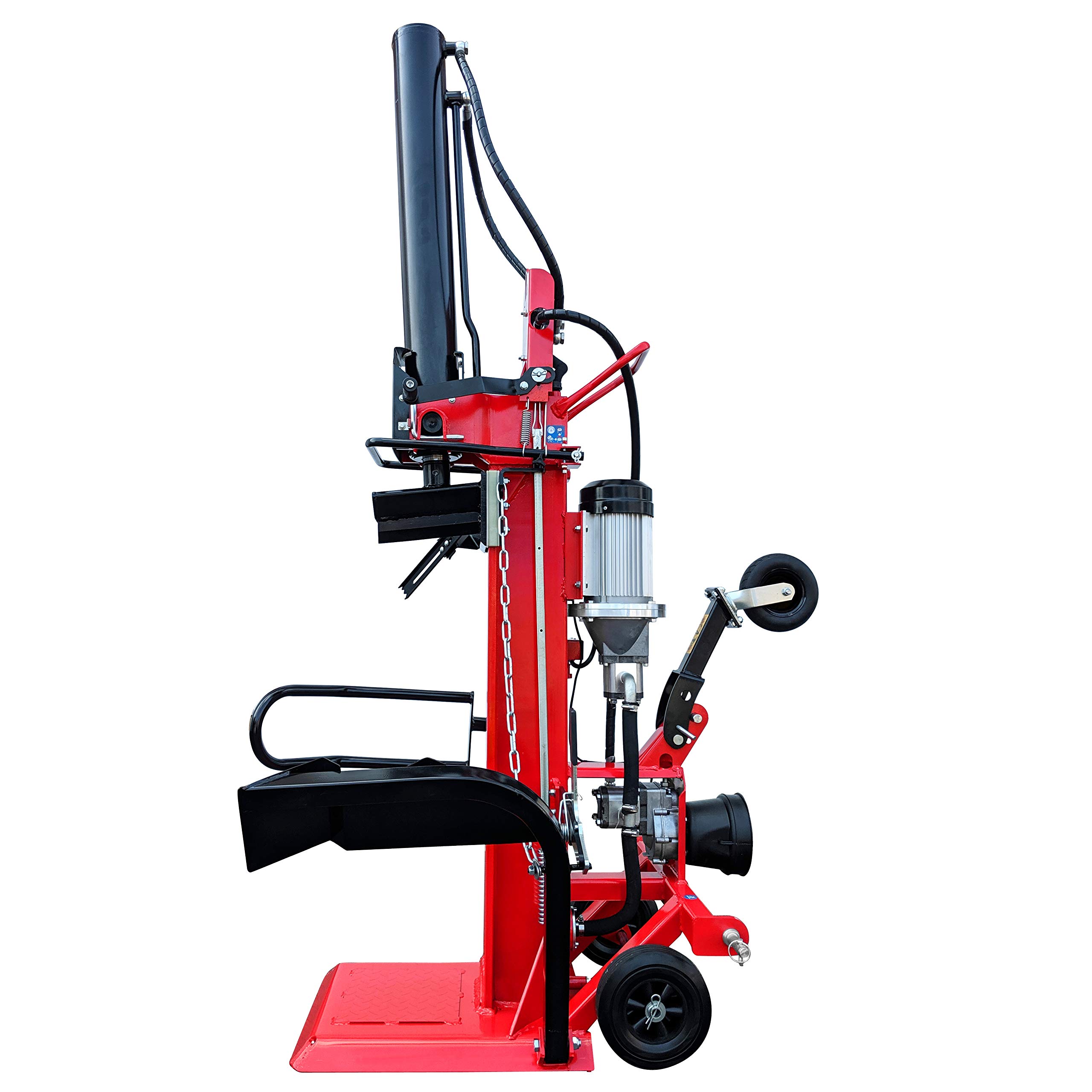 CROSSFER LS22T-PTO + E400V / 22 tonnellate di spaccatura / 110cm lunghezza spaccatura / azionamento a tre punti + motore elettrico 5,1kW 400V / funzionamento a 2 mani