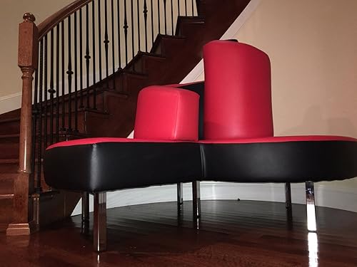 Miniatura 7 de Patas de metal para muebles, patas de metal, 7 pulgadas de alto, latón cepillado de latón cromado níquel satinado, patas cuadradas modernas, hechas