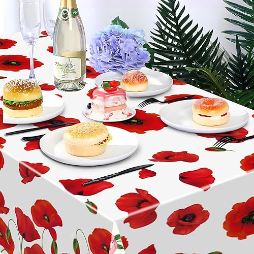 Miniatura 455 de CC HOME 1 pieza de mantel de plástico para fiesta de los 90 de 54 x 87 pulgadas de largo, mantel vintage retro de los 90 de hip hop, tema de 1990