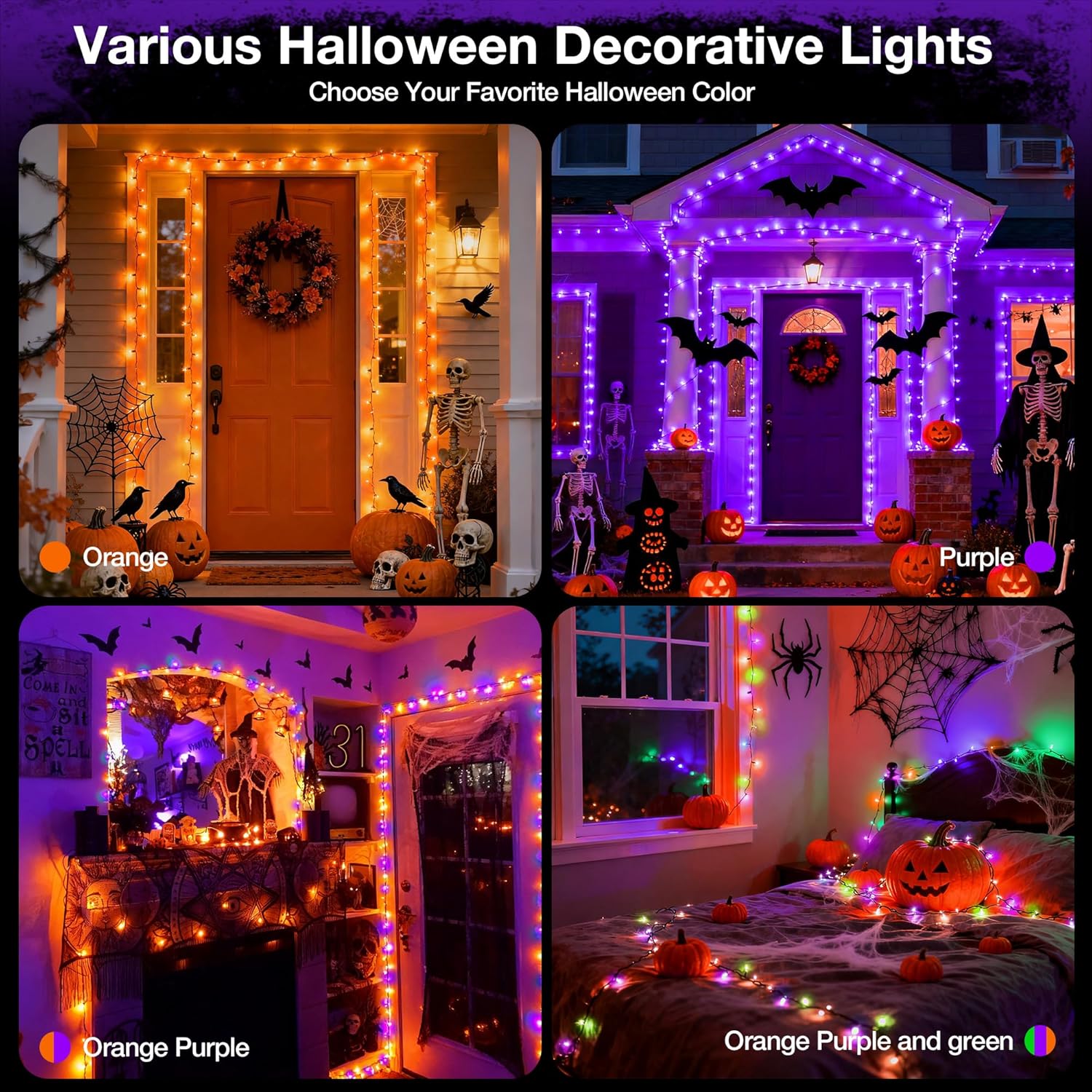 RGB Christmas Lights Outdoor, 98.4FT 300 LED Color Changing String Lights with Remote & Timer, Music Sync Multiple Modes Waterproof Christmas Tree Light for Home Party Holiday Xmas Decoration
