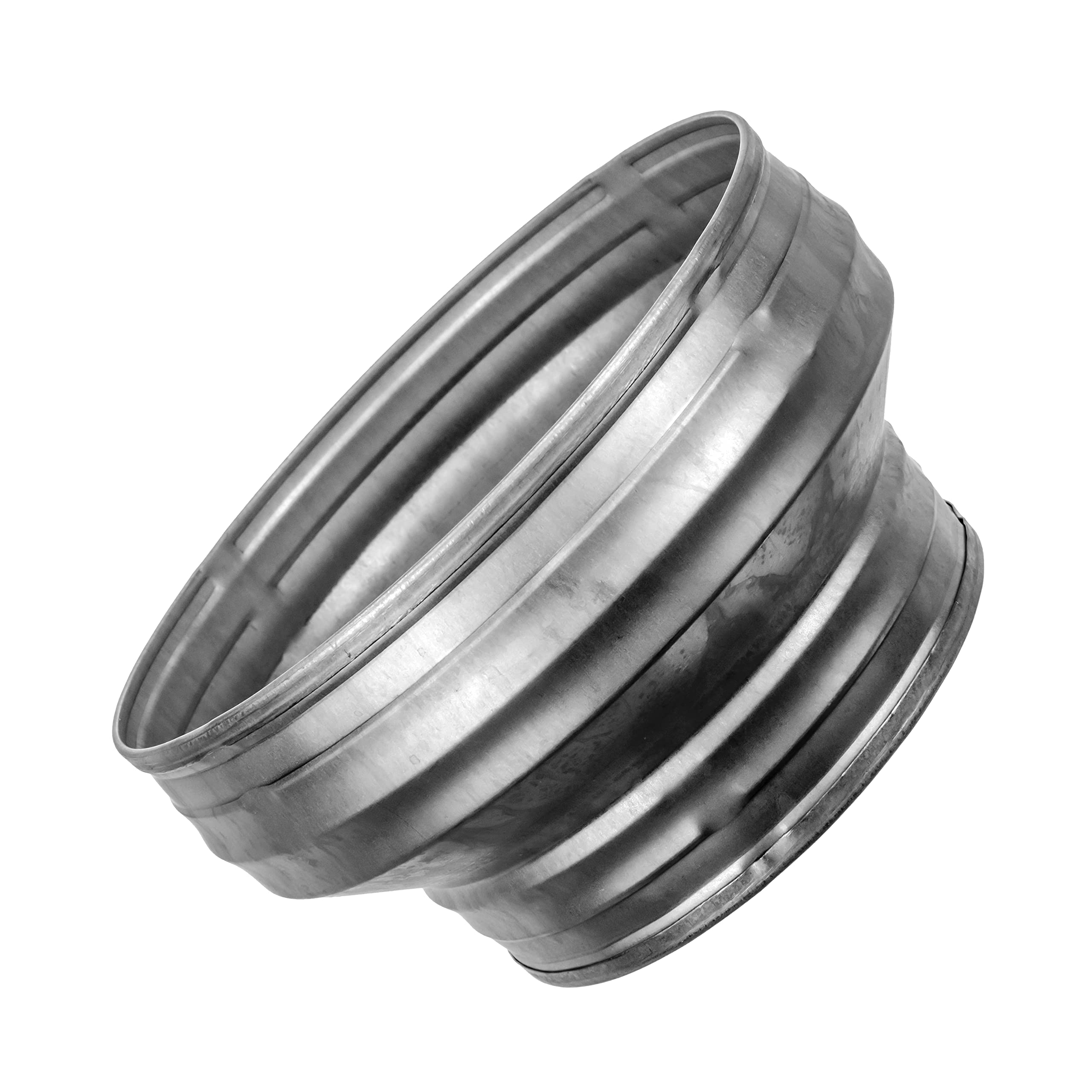 Vent Systems Adaptateur réducteur de conduit de 200 mm à 150 mm pour système CVC, systèmes de ventilation, échappements et tentes de culture (acier galvanisé, 200 à 150 mm)
