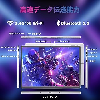 Amazon.co.jp: 2 in 1 ノートパソコン【Win 11 Pro/MS Office