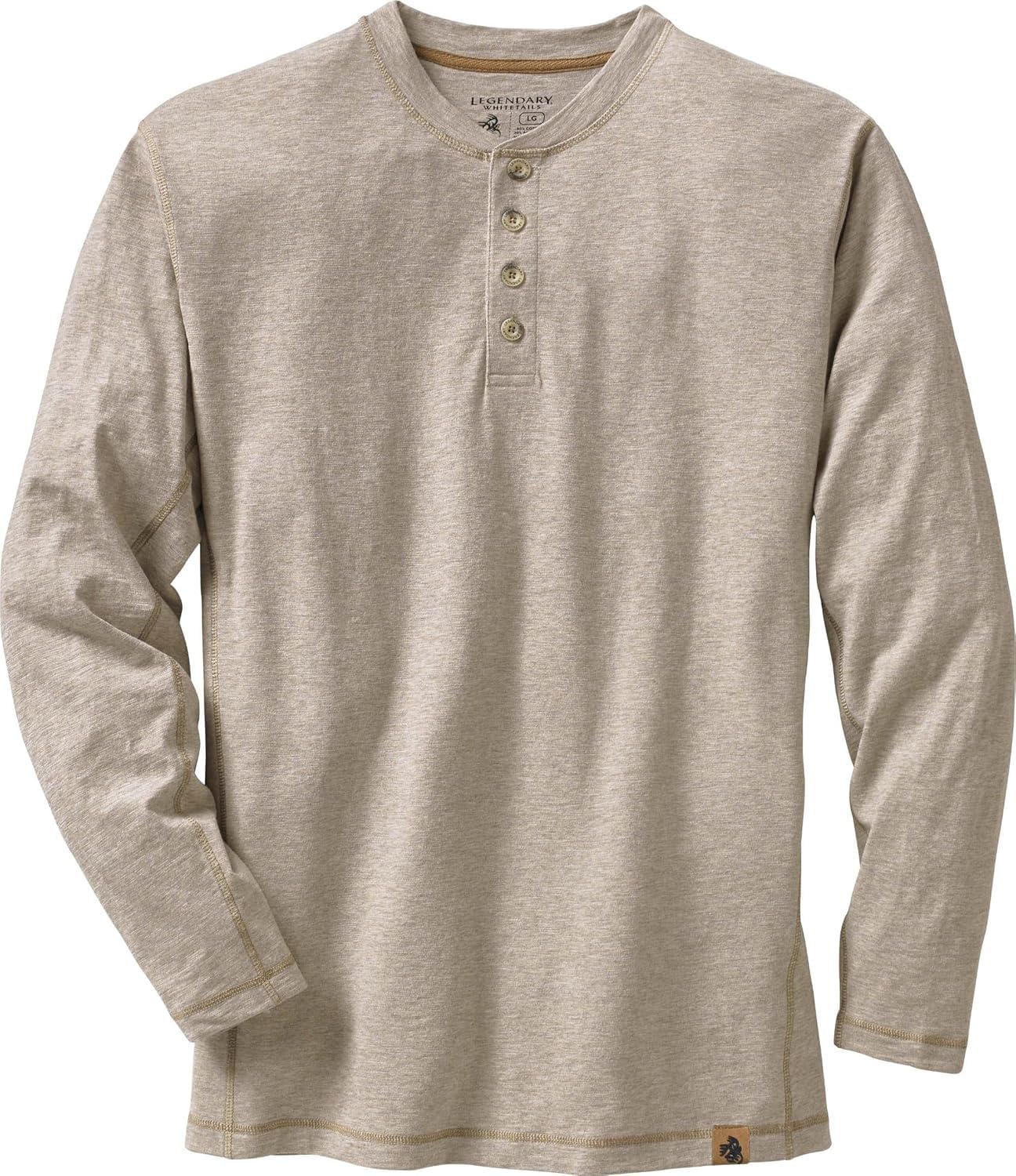Legendary Whitetails Maverick Slub Henley Shirt Long Sleeve