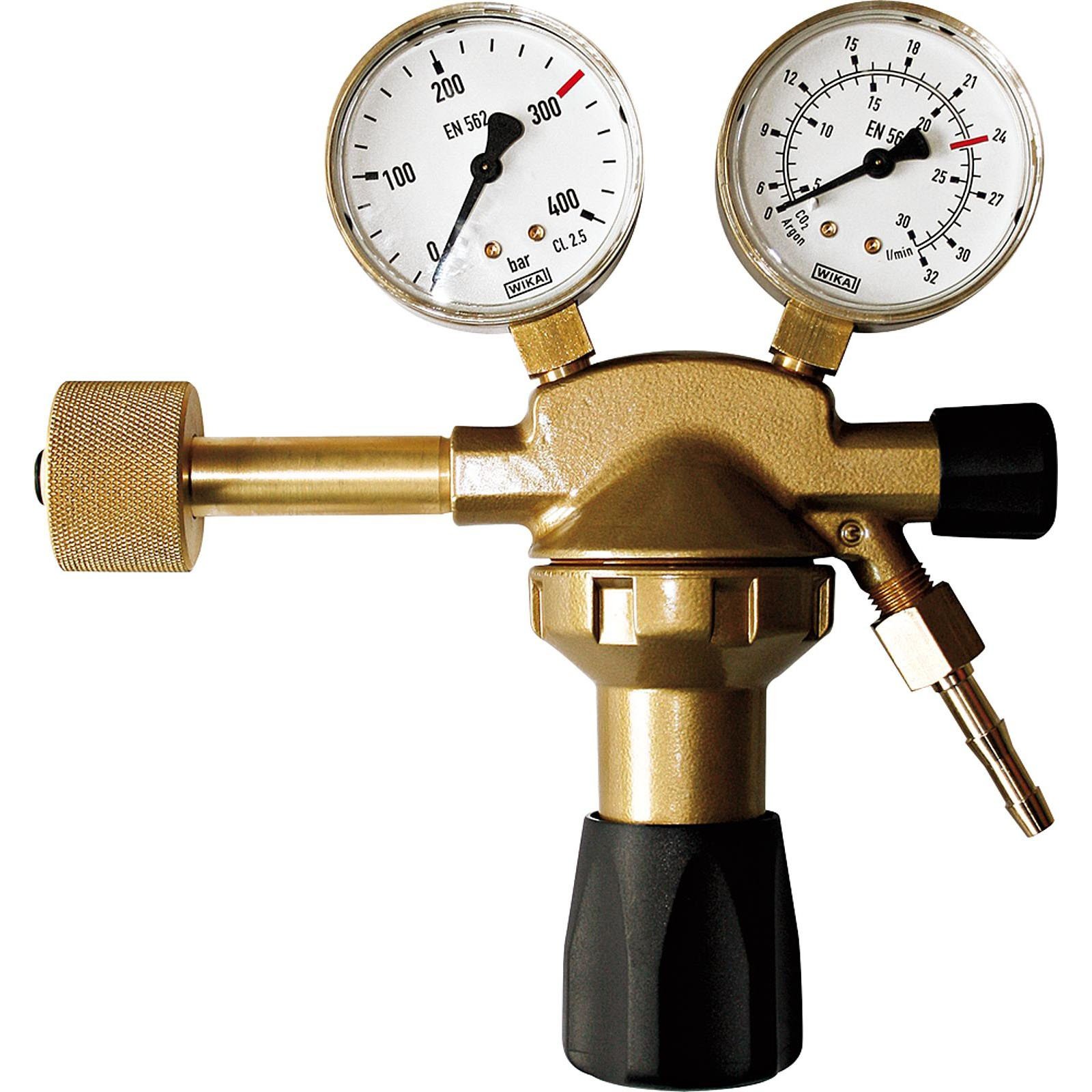 Druckminderer 300 bar Arg./Co2 l/min. Ausg.1/4