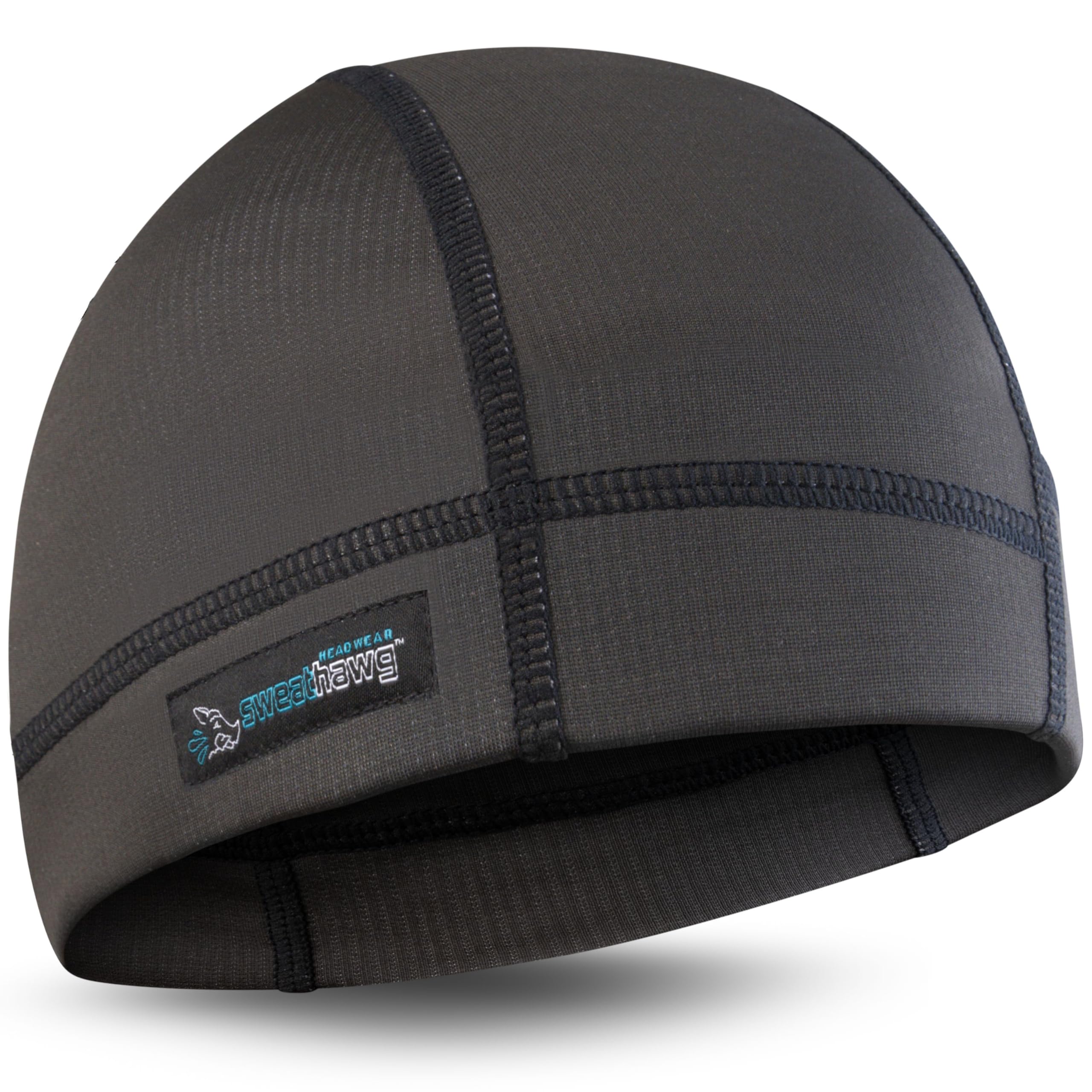 SweatHawg Skull Cap X2 - No Sweat Helmet Liner, Double Absorbent, Wicking Cycling Cap