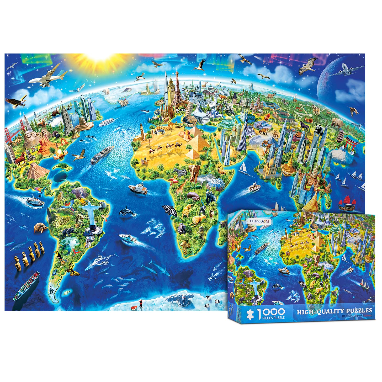 4000ピース　パズル　海外製　世界地図　ジャンク　EDUCA エドゥーカ 4000ピース パズル 海外製 世界地図 ジャンク EDUCA エドゥーカ