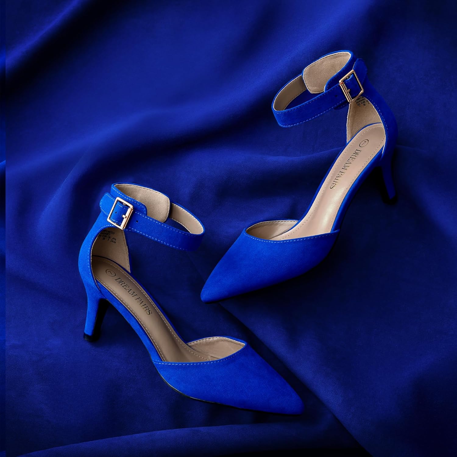 DREAM PAIRS Kitten Heel Low Heel for Women Closed Pointed Toe Pumps Wedding Party Sexy Dress Shoes Lowpointed - Image 6