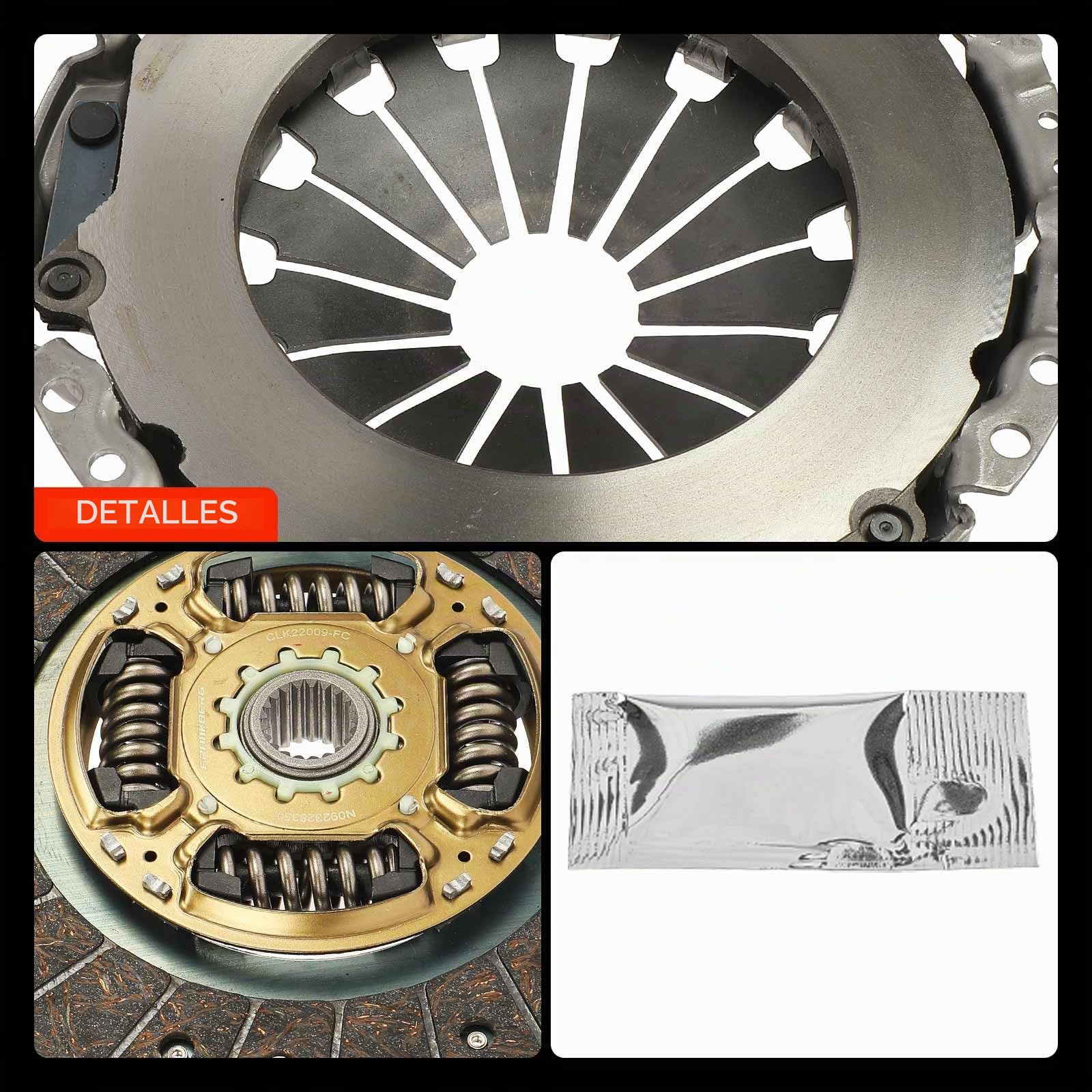 Frankberg Kit de embrague 31250-52220 | Compatible con: Yaris Box/Hatchback P13, A.u.r.i.s E18, Yaris P13, Trezia, Urbanización A.u.r.i.s E18, Yaris P9