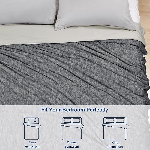 Miniatura 6 de PHF Clever - Manta refrescante tamaño Queen, Arc-Chill Cold Tech - Manta de enfriamiento de tela para personas que duermen con calor y sudores