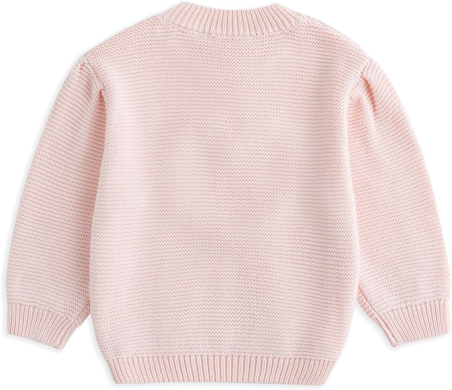 Simplee kids Baby Pullover Sweater Valentines Outfit Love Embroidery Knit Sweaters Coat for Autumn Fall and Winter - Image 3