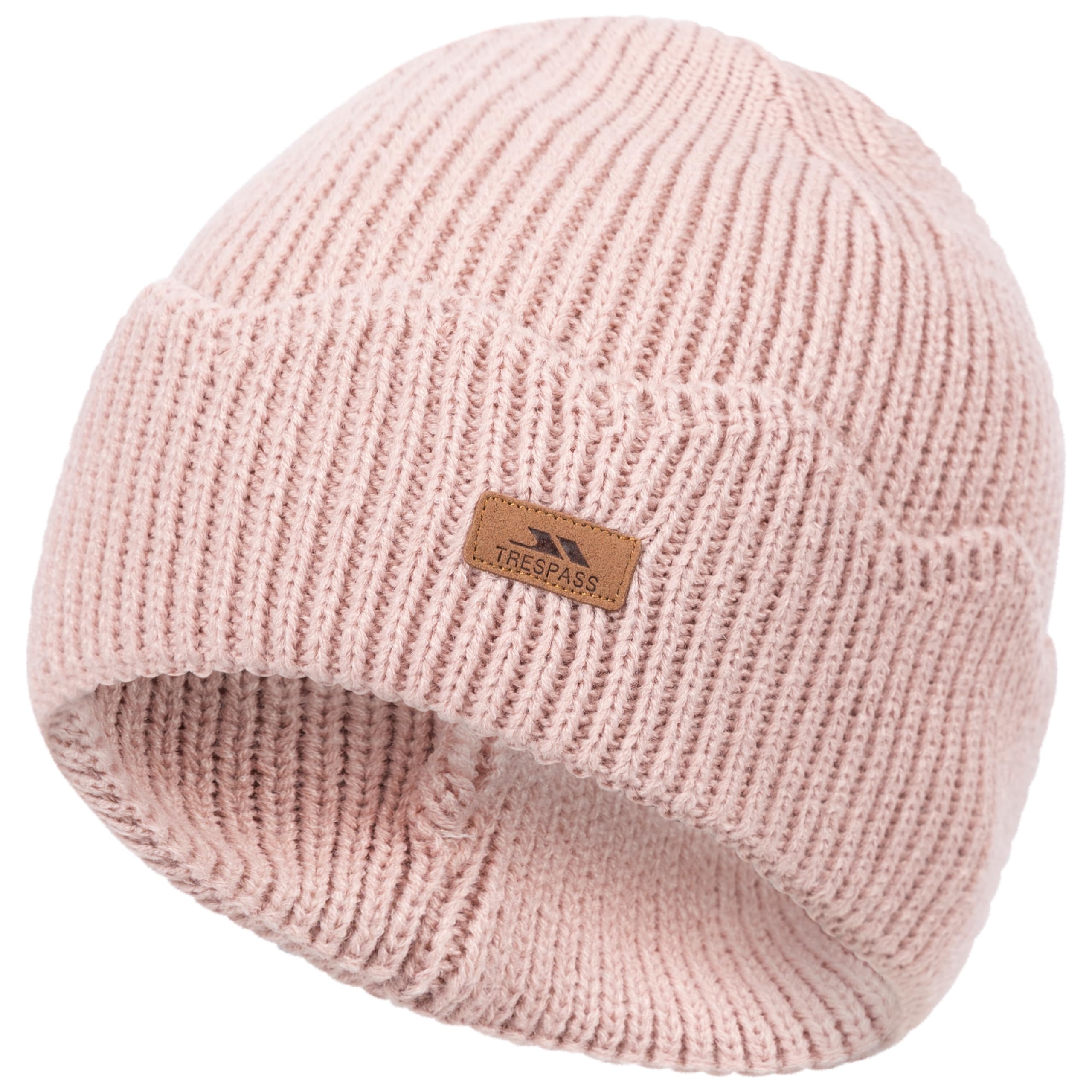 Trespass Womens Hat Beanie Cable Knit With PomPom Freja