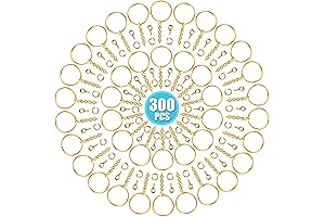 PAXCOO Gold Keychain Accessories Kit