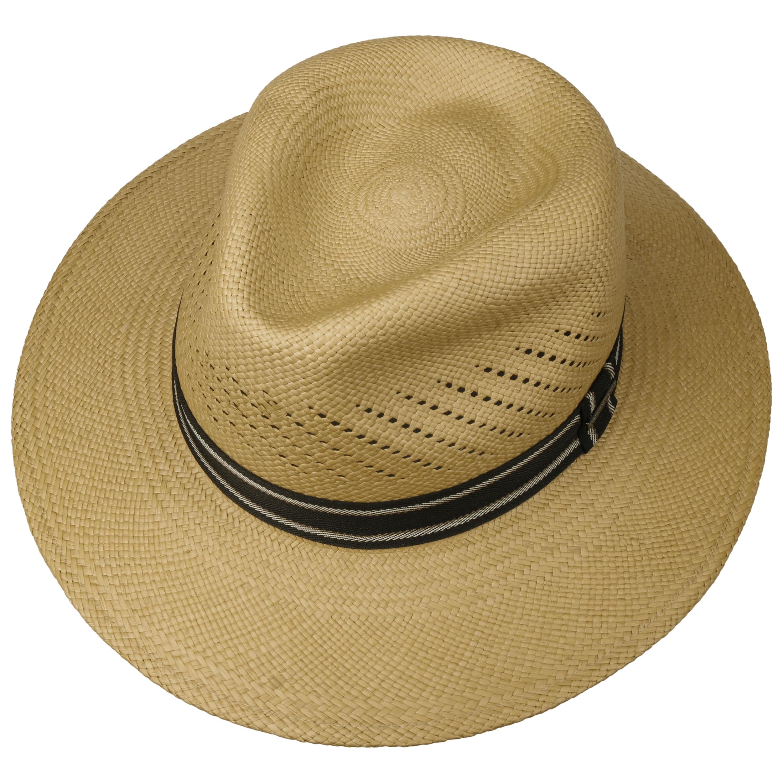 Stetson Vented Crown Traveller Panamahut UV-Schutz Handgefertigt Ecuador Damen