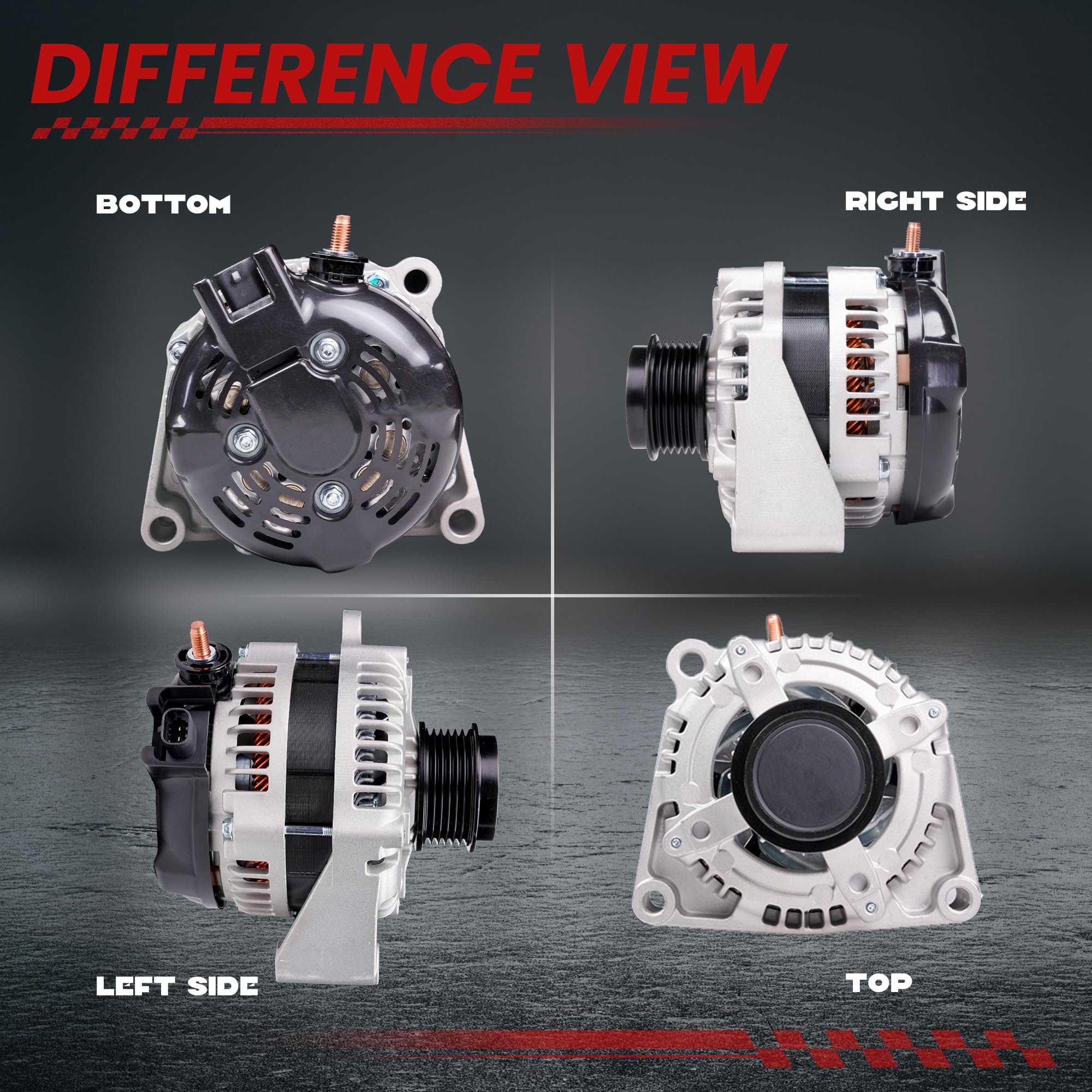 Alternador Compatible Con GMC Yukon, Sierra, Chevy Tahoe, Suburban