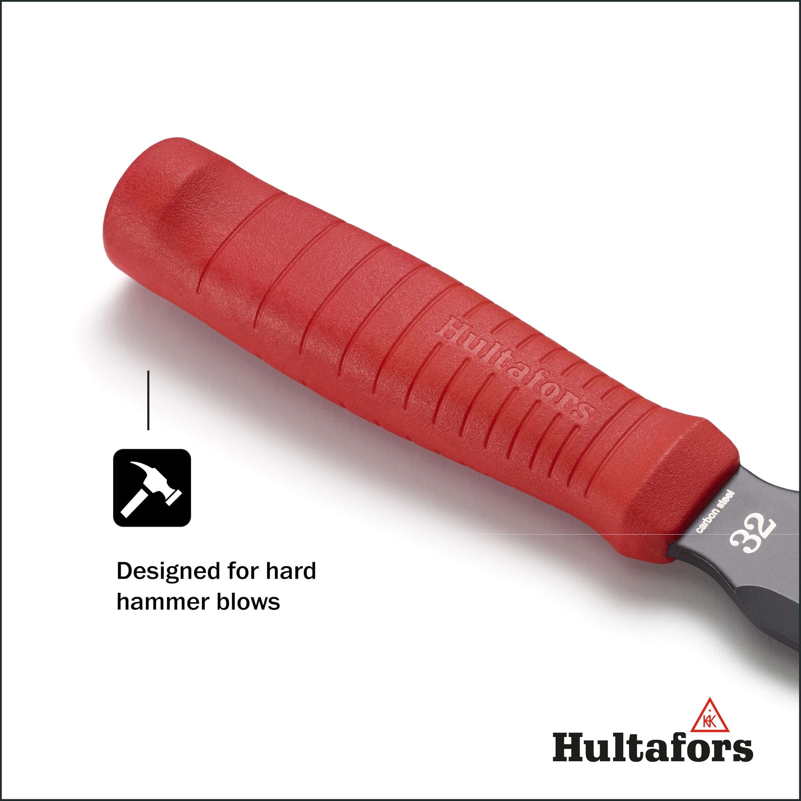 Hultafors EDC32 (390083) Dłuto z kaburą - pomarańczowe, 232 mm dł. x 32 mm szer