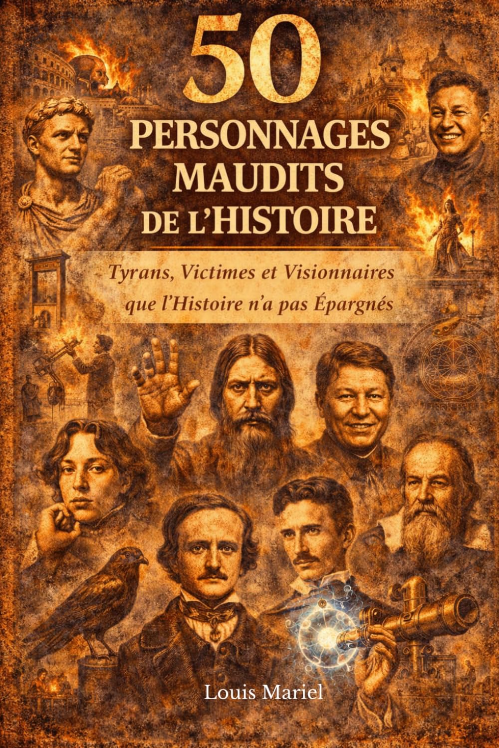 50 Personnages maudits de l'Histoire: Des destins extraordinaires entre grandeur et tragédie, de Caligula à Tesla, de Jeanne d'Arc à Van Gogh (Les coulisses de l'Histoire)