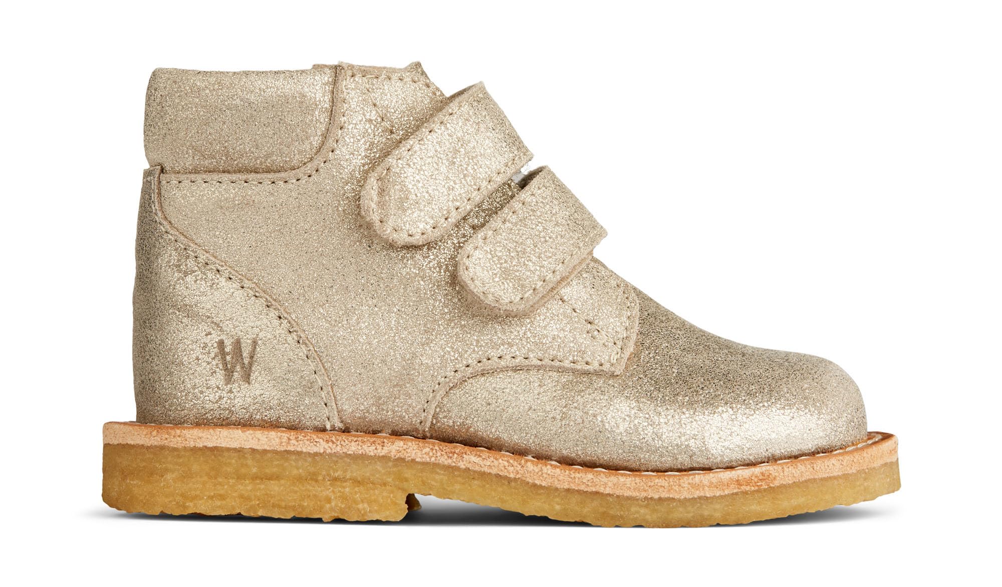 Wheat Uniseks - dzieci Wheat Buty dziecięce, buty zimowe, na rzepy, błyszczące, uniseks, 100% skóra, oddychająceButy do pierwszych kroków