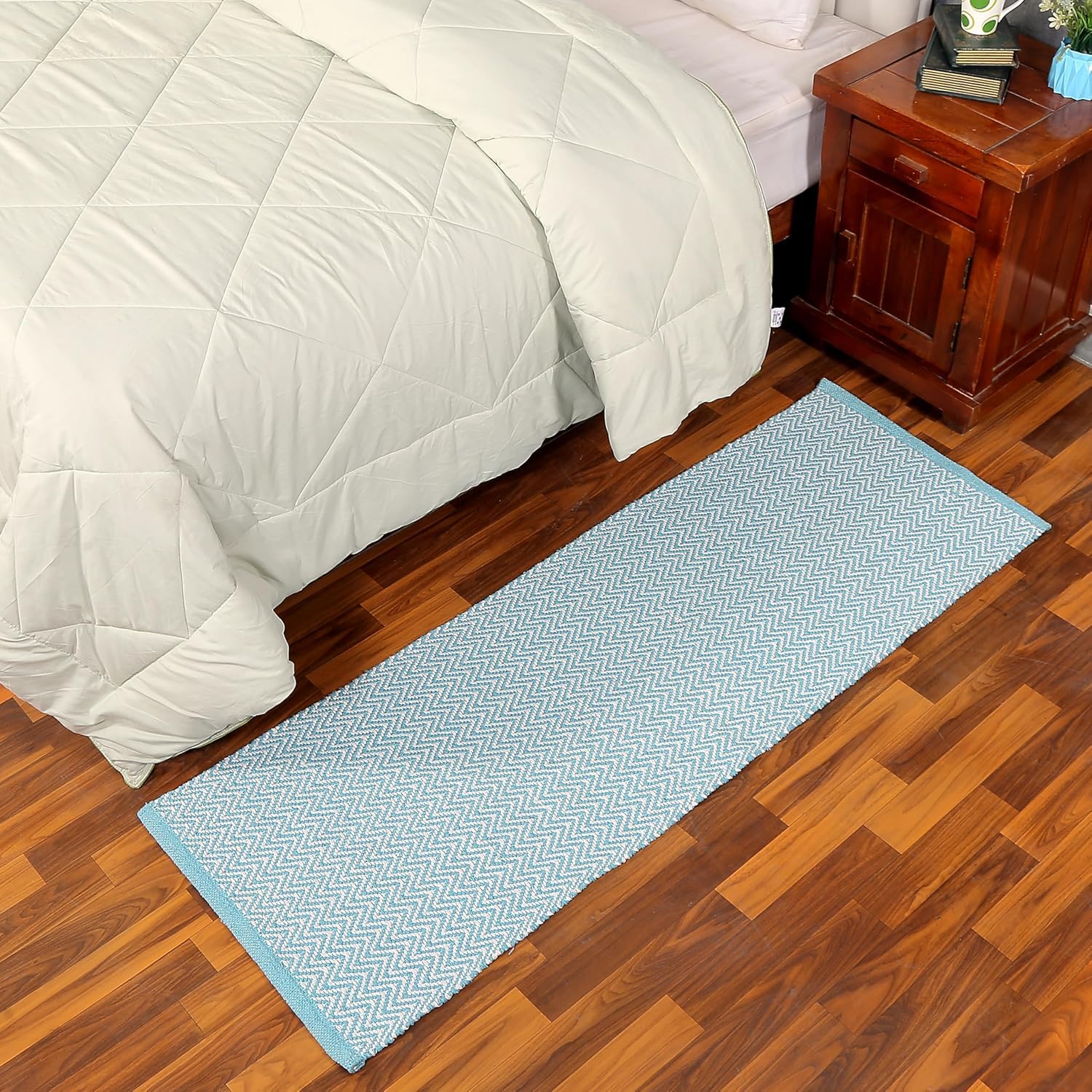 Handwoven Cotton Rug Runner - 60x152cm -30