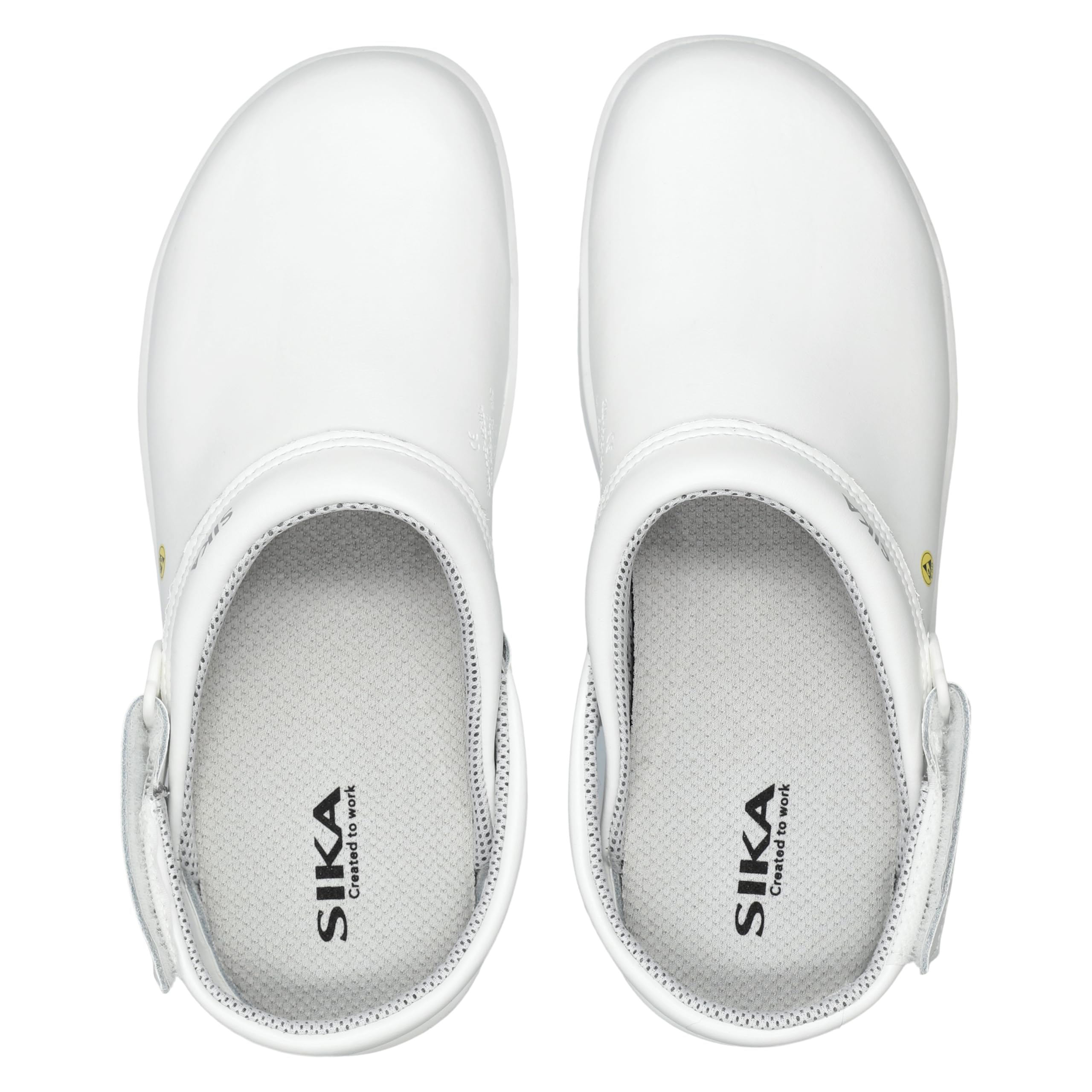 SIKA - Calzado de protección de Piel para Hombre Blanco Blanco, Color Blanco, Talla 42 UE