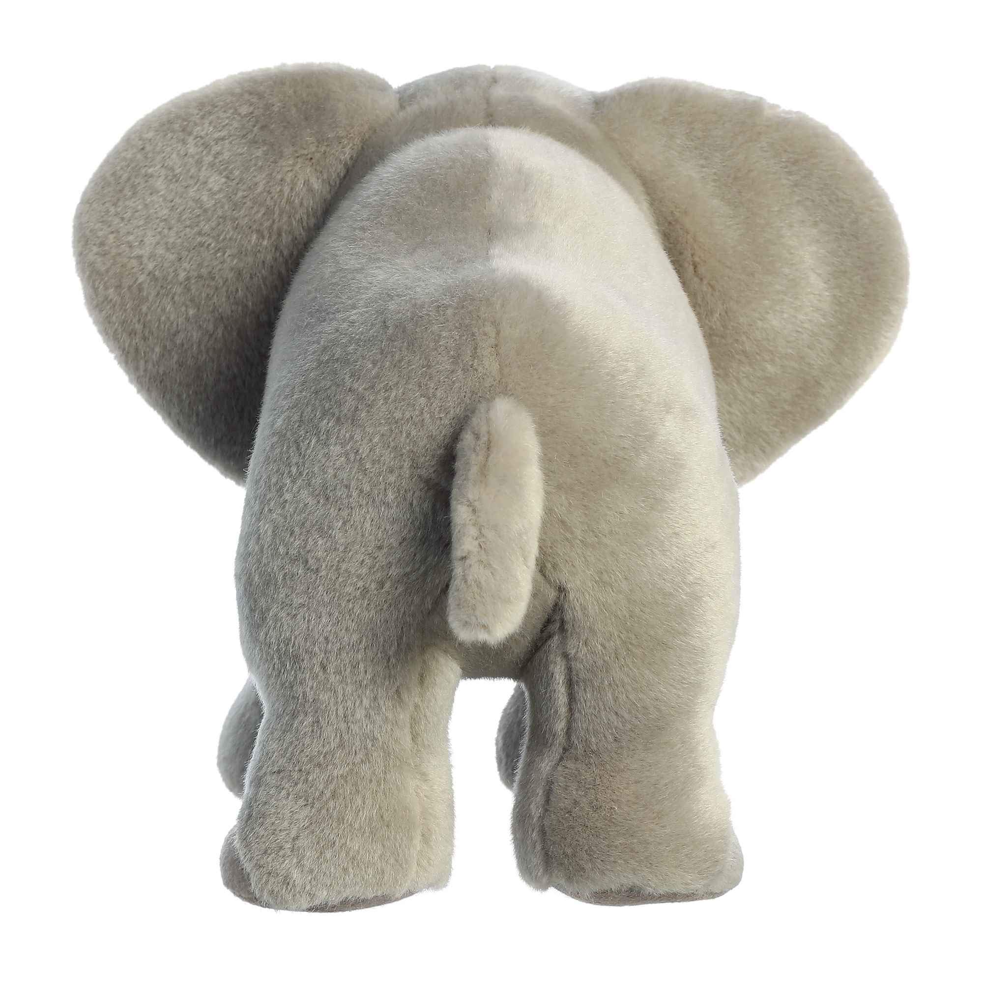 Aurora(r) Realistic Miyoni(r) African Elephant Stuffed Animal - Lifelike Detail - Cherished Companionship - Gray 12 Inches - Image 4
